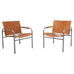 Pair of 'Klinte' Easy Chairs by Tord Björklund for IKEA, 1980s