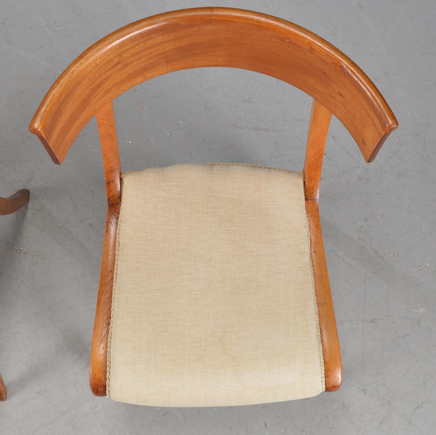 Mahogany Pair of Klismo Chairs