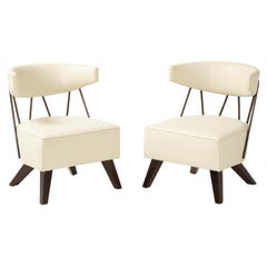 Pair of Klismos Chairs in the Style / Attributed to Billy Haines