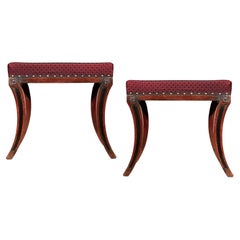 Pair of Klismos Stools