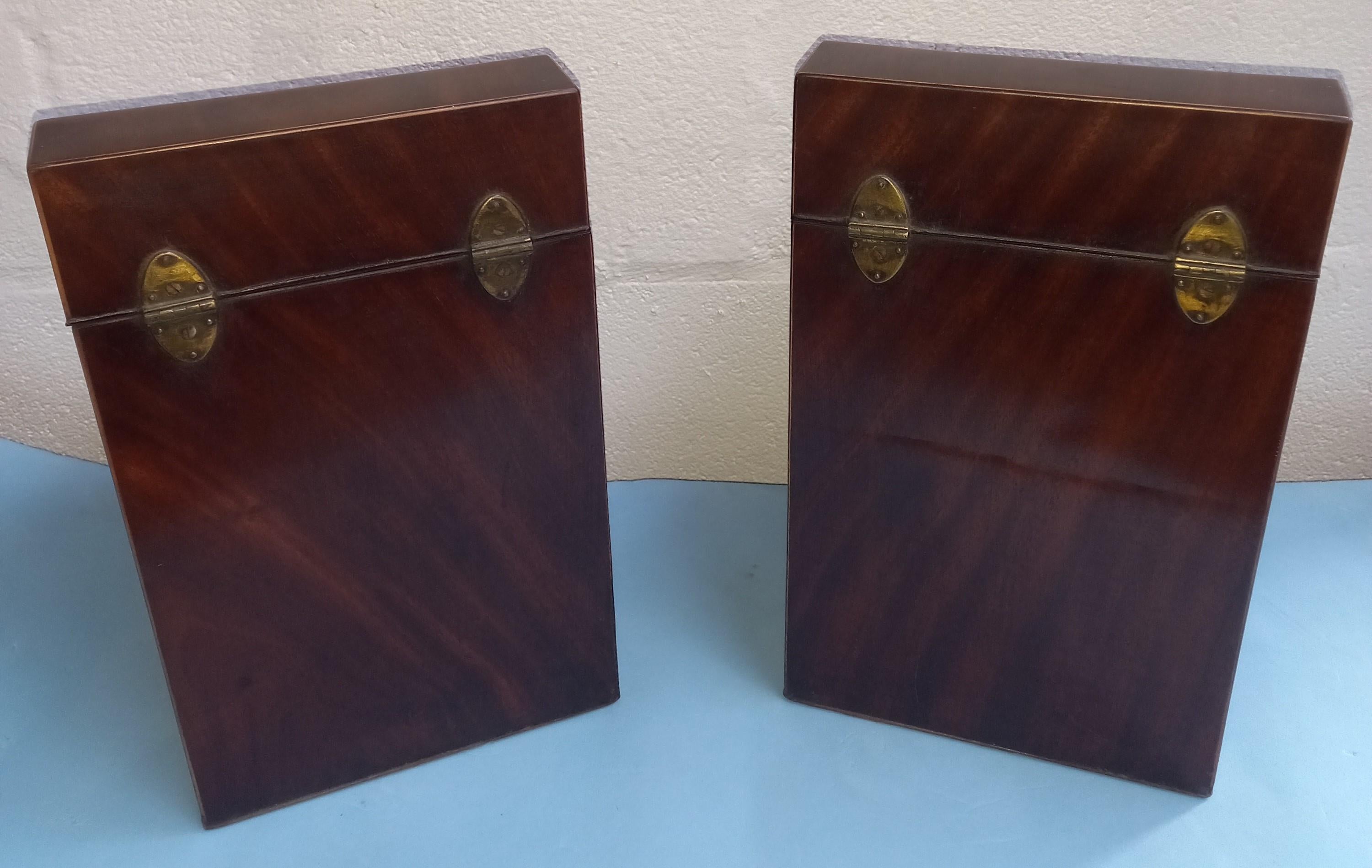 George III Pair of Knife Boxes /Cutlery Cases