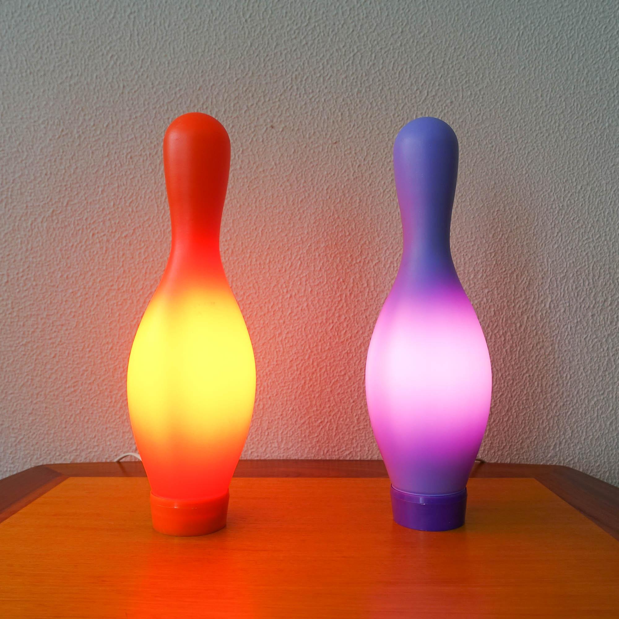 American Pair of Knock-Off Table Lamp by Josh Owen for Bozart, 2002 For Sale