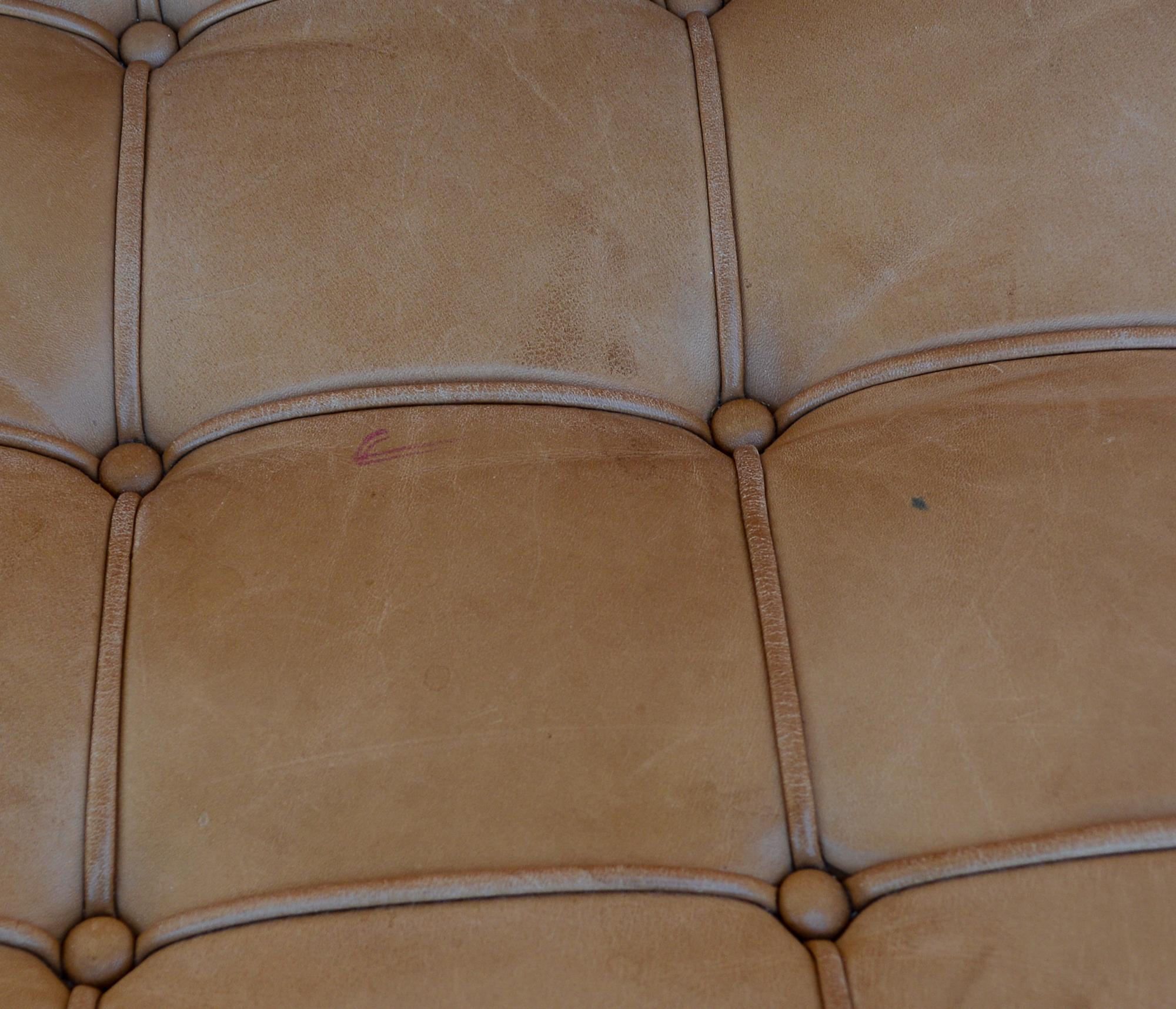 Late 20th Century Pair of Knoll Barcelona Chairs by Mies Van Der Rohe For Sale