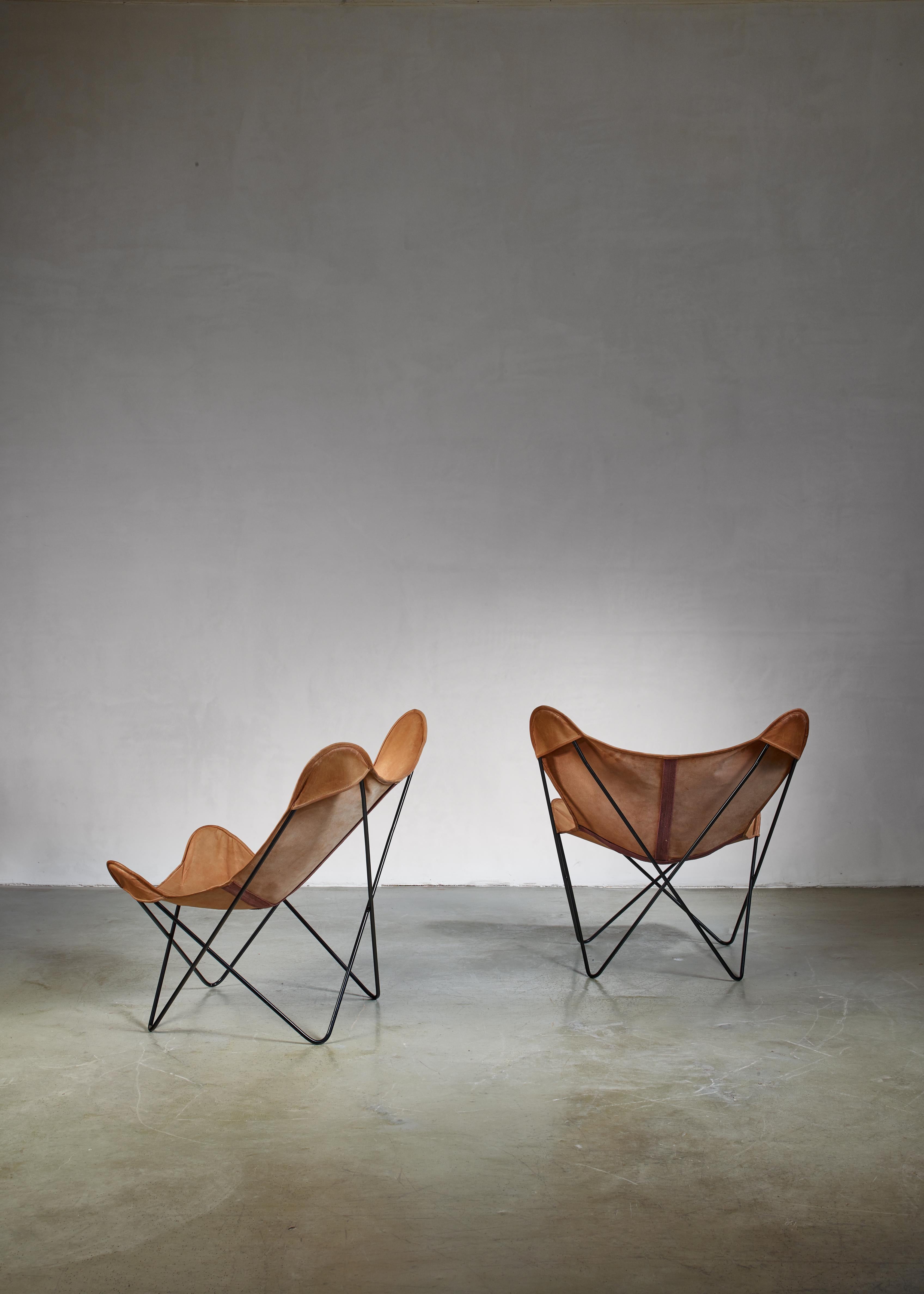 American Pair of Knoll Butterfly Chairs