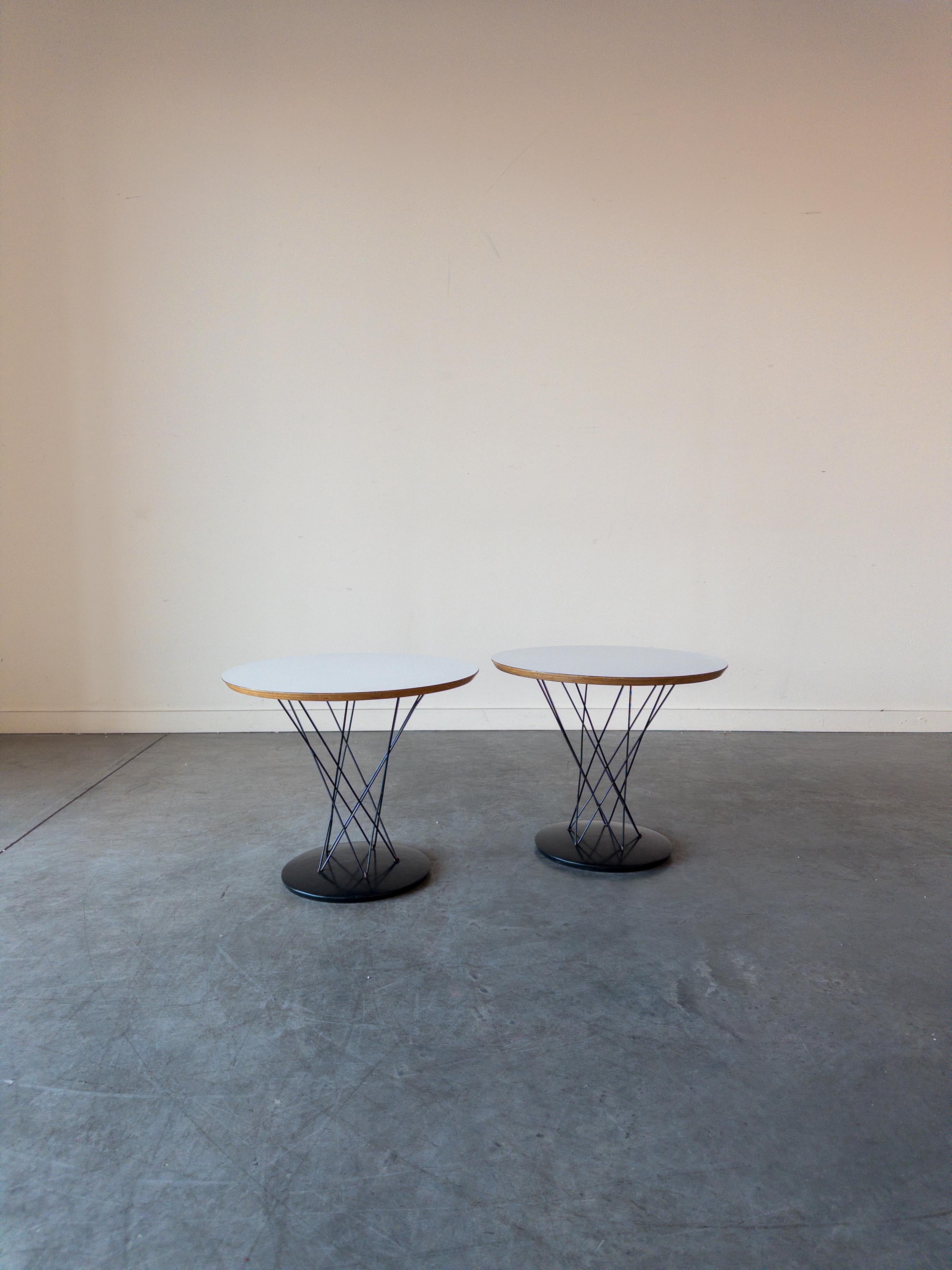 Mid-Century Modern Pair of Knoll Cyclone Side Tables, Model 87 by Isamu Noguchi for Knoll, 1960s For Sale