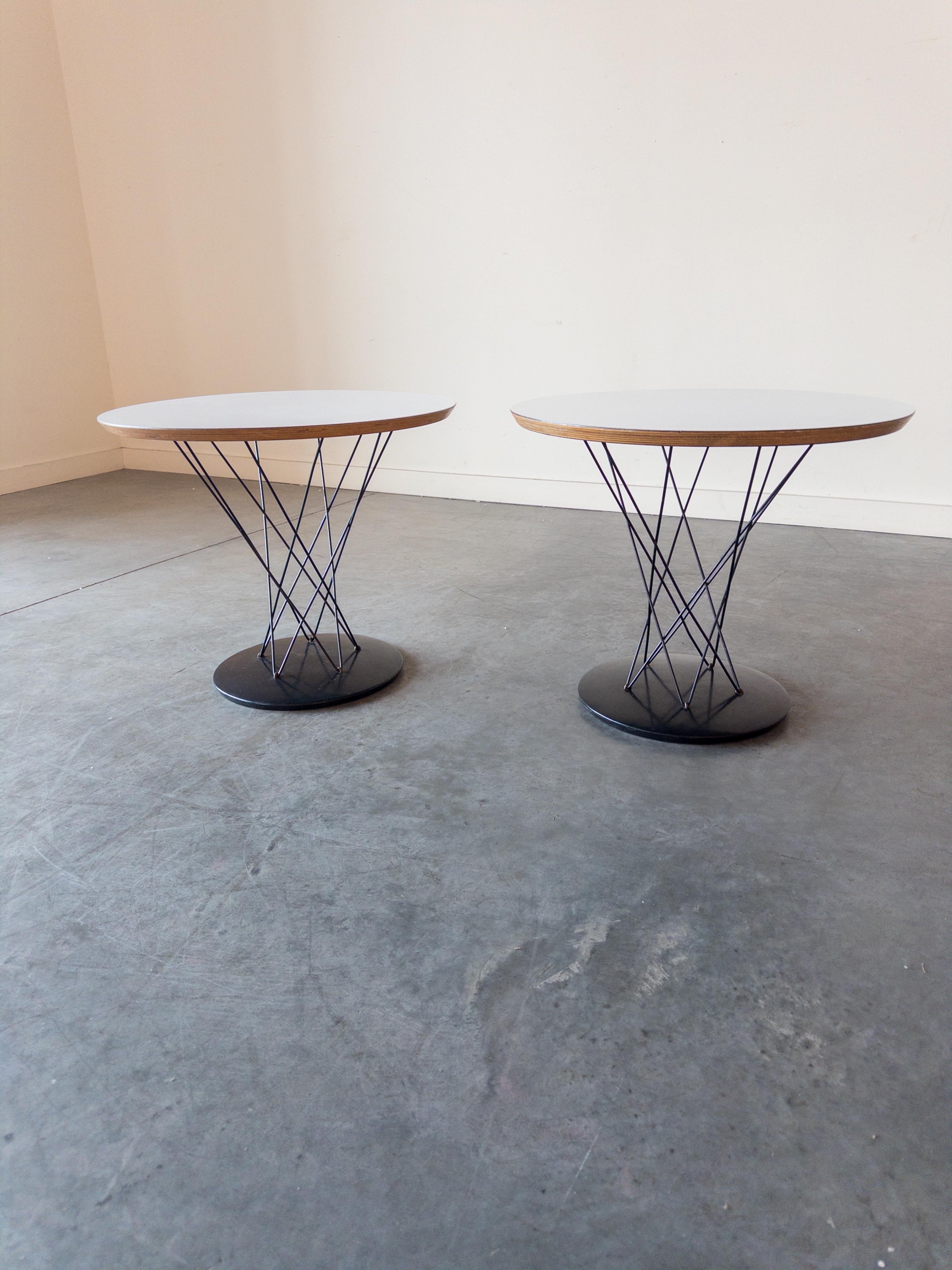 Mid-20th Century Pair of Knoll Cyclone Side Tables, Model 87 by Isamu Noguchi for Knoll, 1960s For Sale