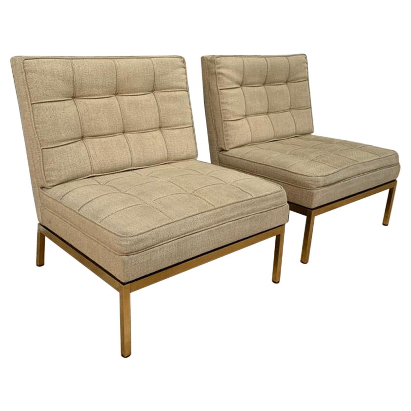 Pair of Knoll Lounge Chairs For Sale