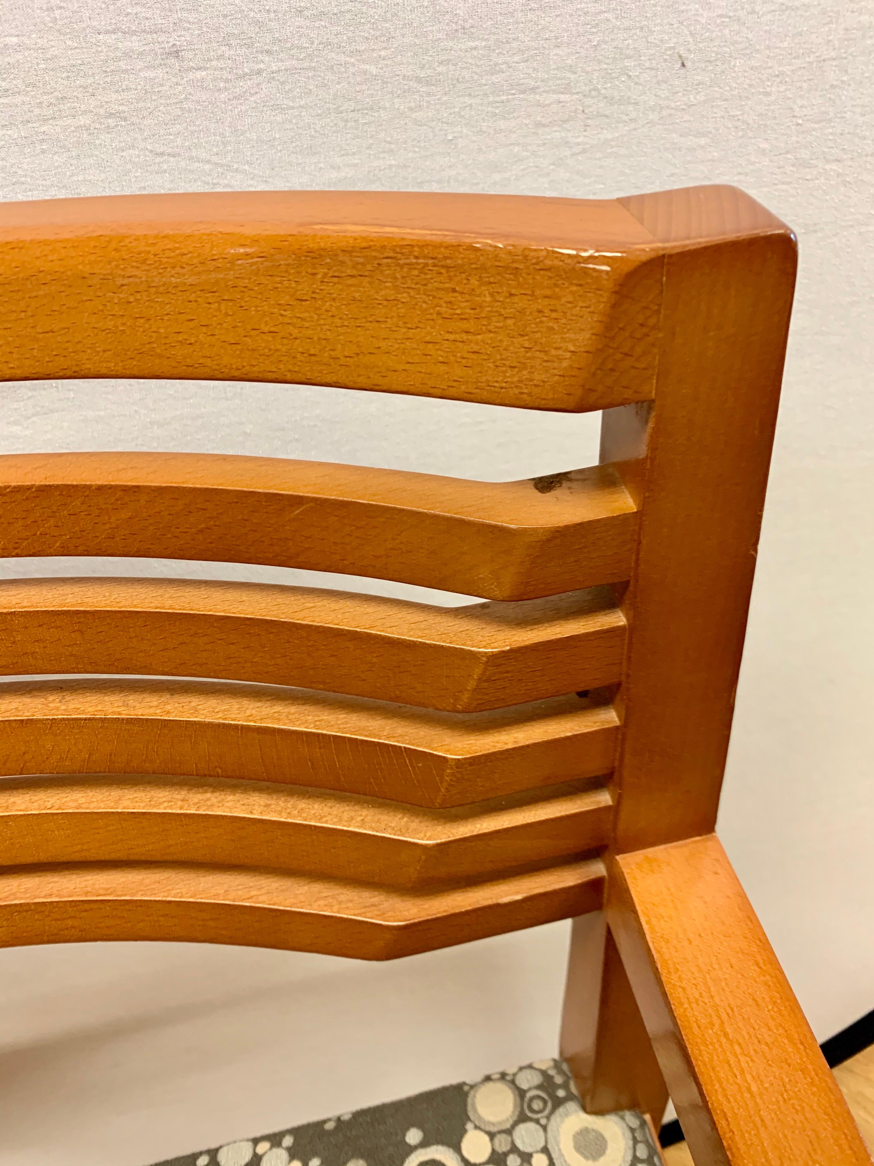 Fabric Pair of Knoll Studio Ricchio Armchairs by Joseph and Linda Ricchio