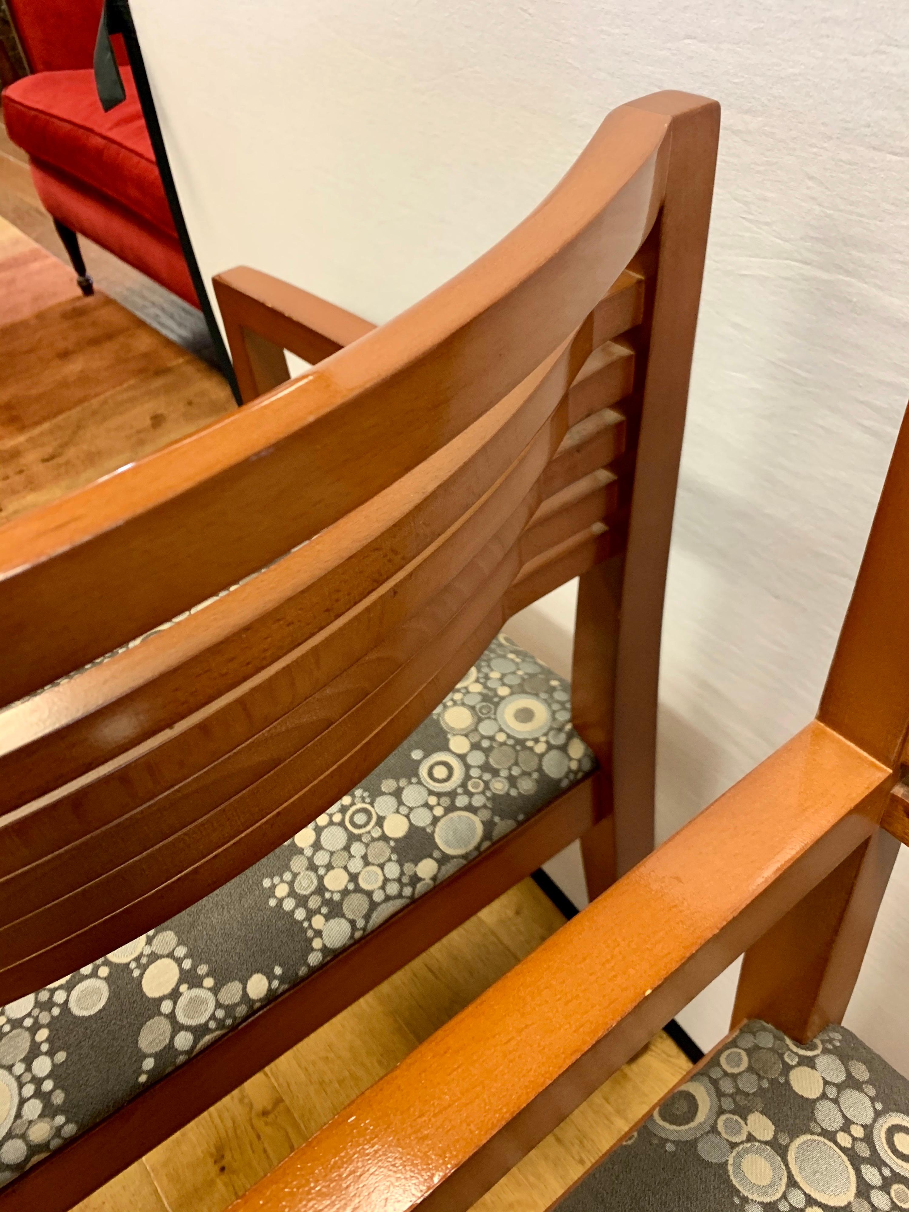 Pair of Knoll Studio Ricchio Armchairs by Joseph and Linda Ricchio 1