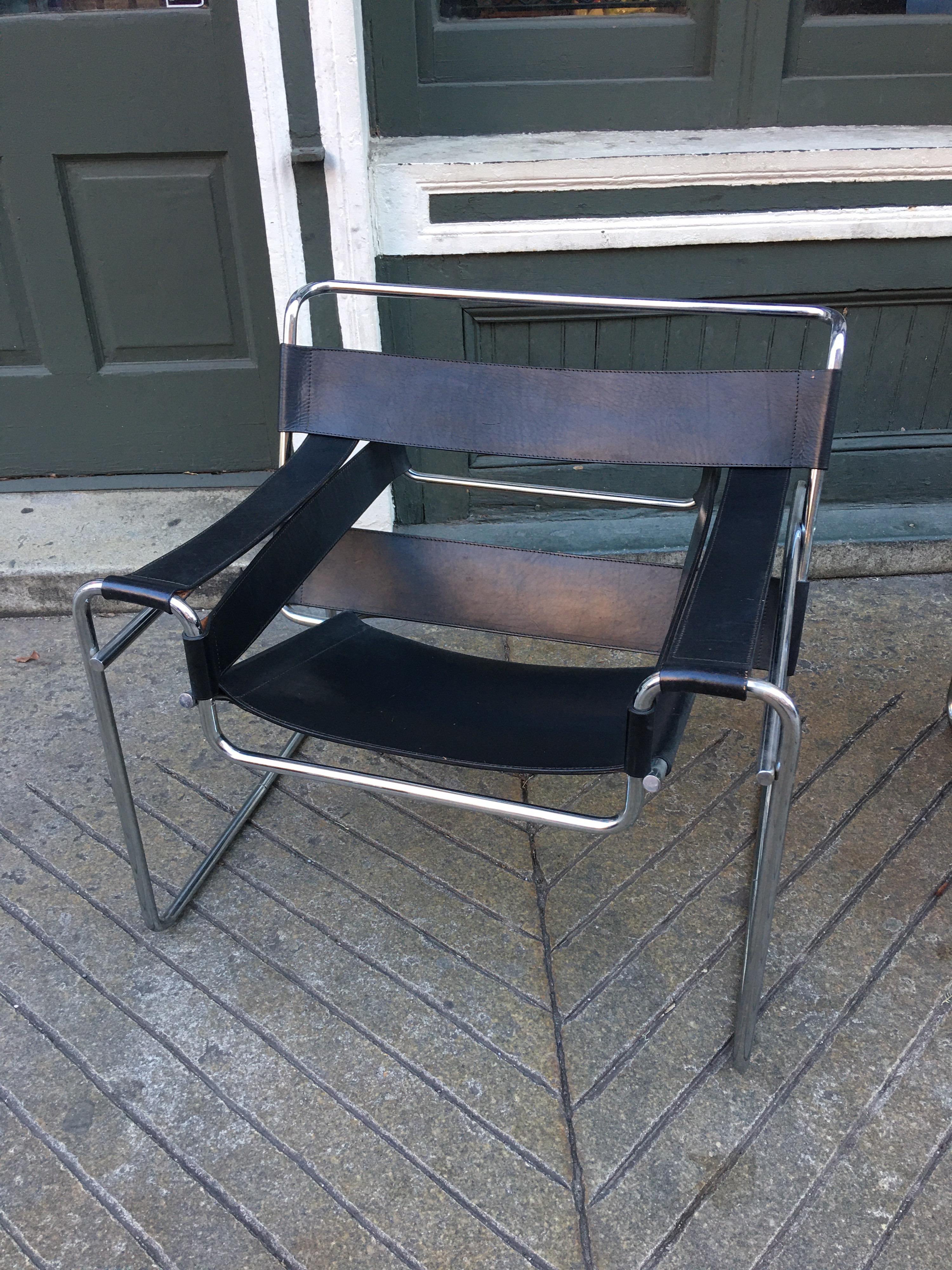 Mid-Century Modern  Knoll Wassily Chair Designed by Marcel Breuer 1 AVAILABLE