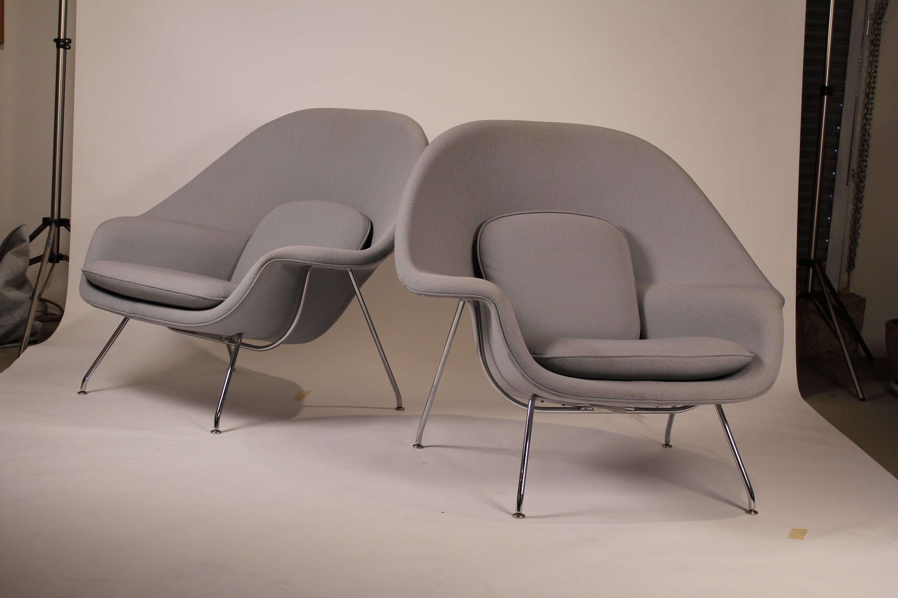 Pair of Knoll Womb Chairs designed by Eero Saarinen