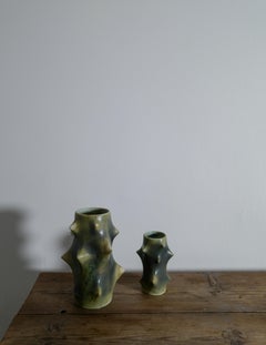 Pair of Knud Basse Vases for Michael Anderson & Son, Denmark