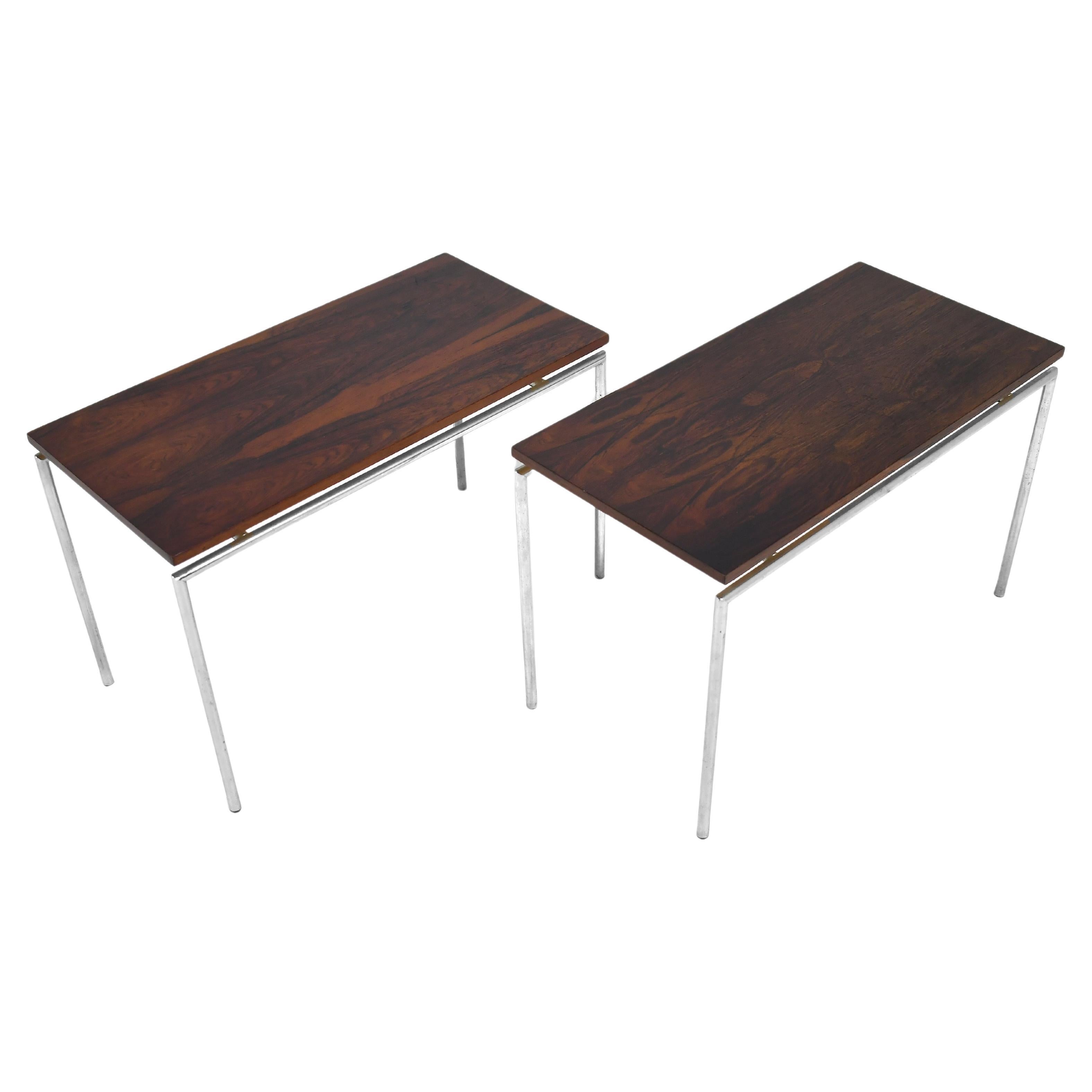 Pair of Knud Joos Rosewood Tables by Jason Mobler For Sale