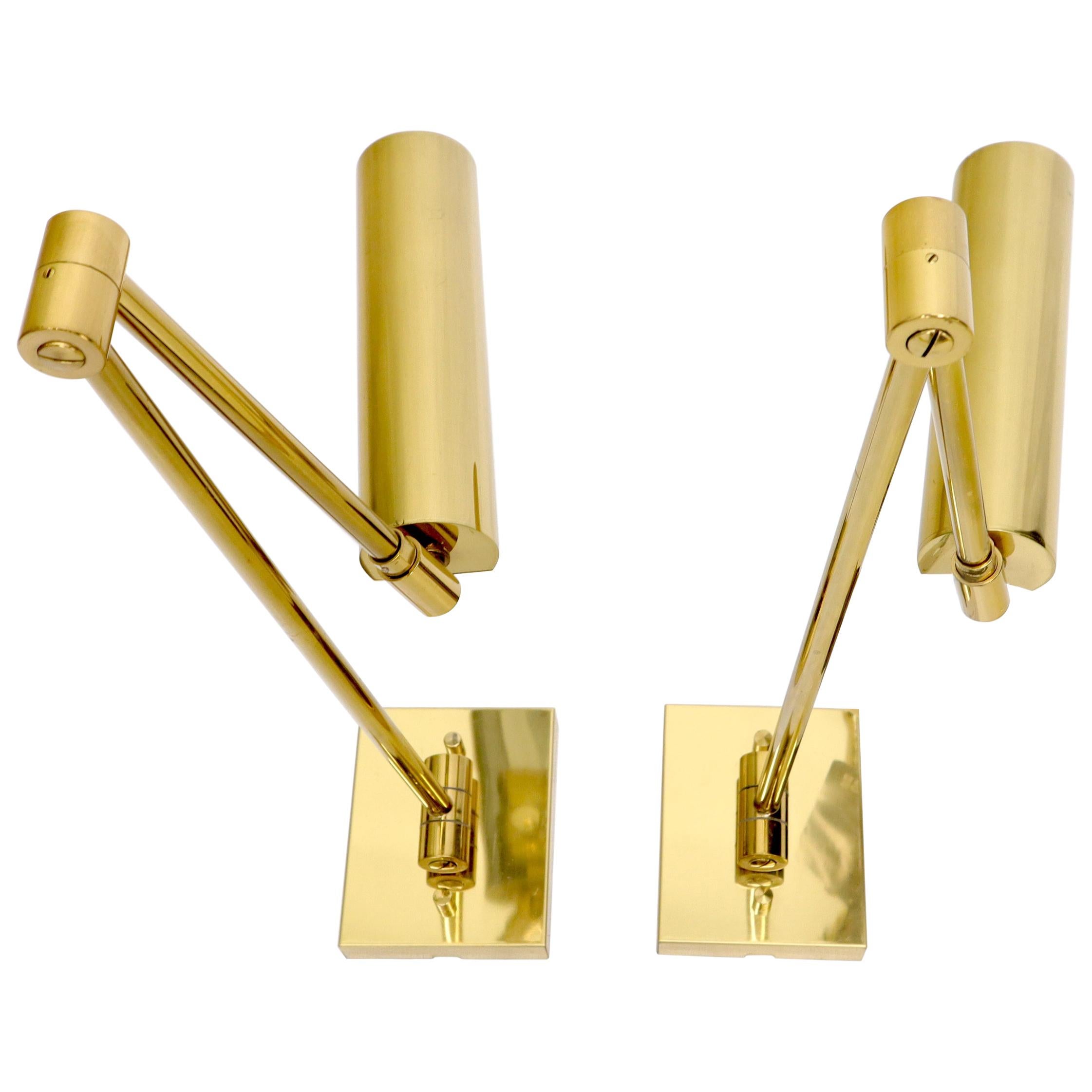 Articulating Italian ThreeArm Sconce For Sale at 1stDibs