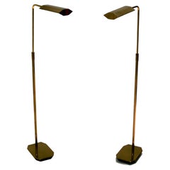 Pair of Koch & Lowy Brass Floor Lamps