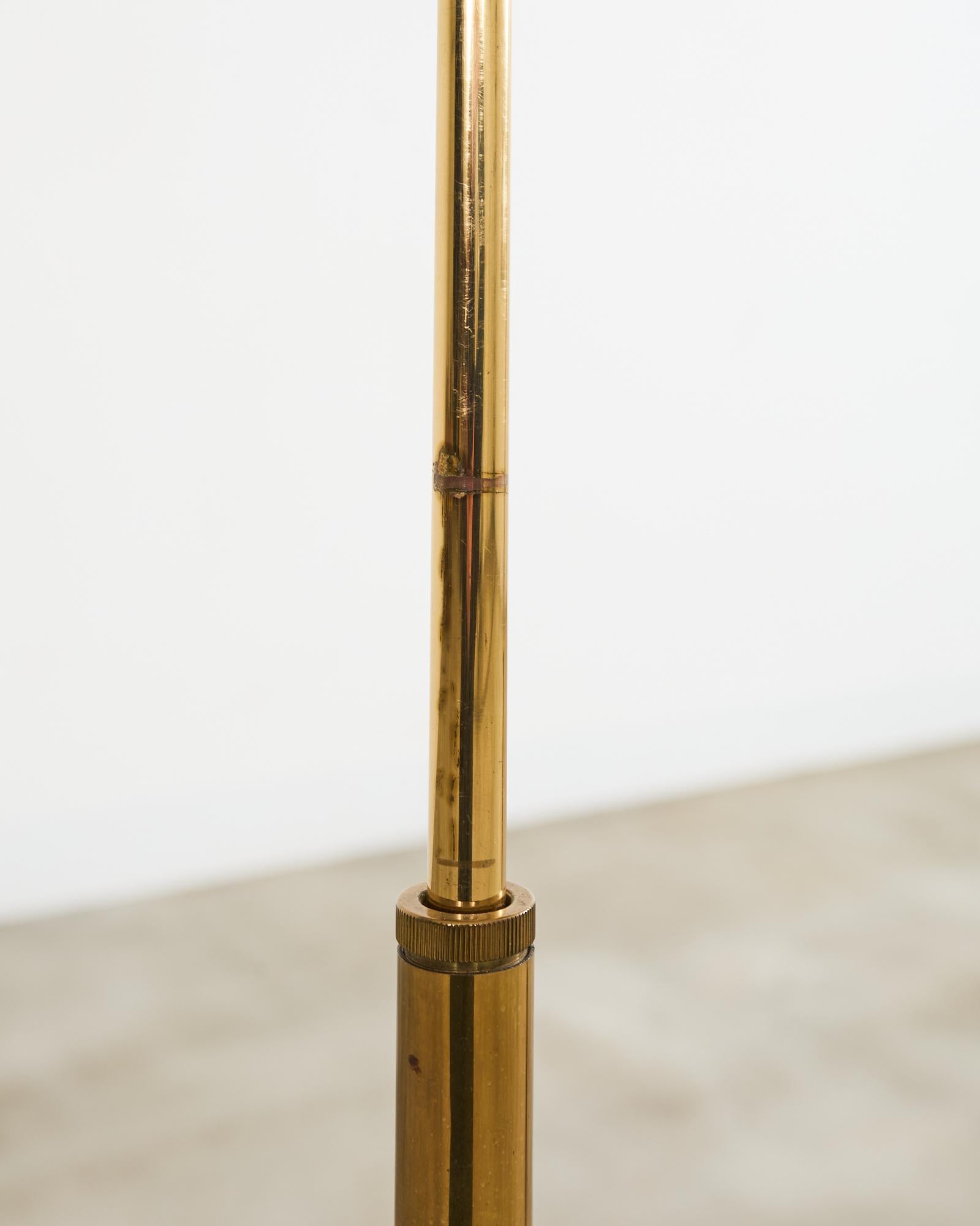 Pair of Koch & Lowy Brass Pharmacy Floor Lamps 8