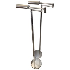 Pair of Koch & Lowy Swing Arm Floor Lamps