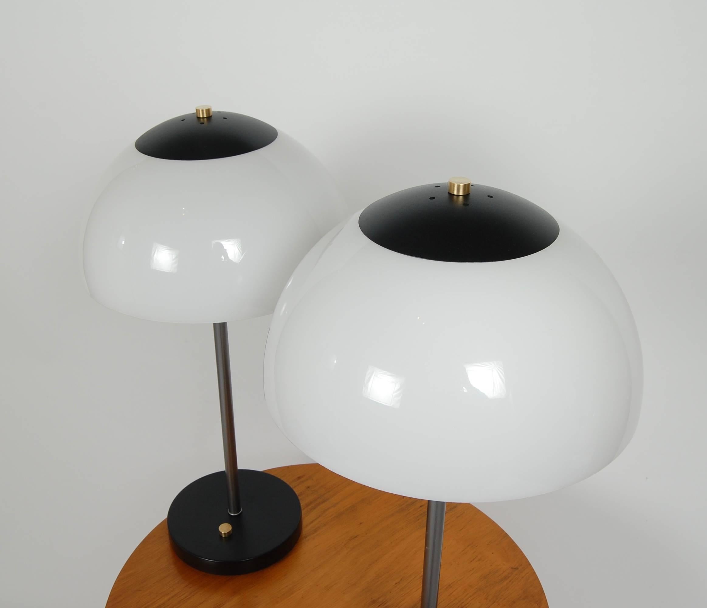 American Pair of Koch & Lowy Table Lamps 1970s Modern