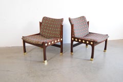 Pair of Kofod-Larsen Megiddo Lounge Chairs in Wenge