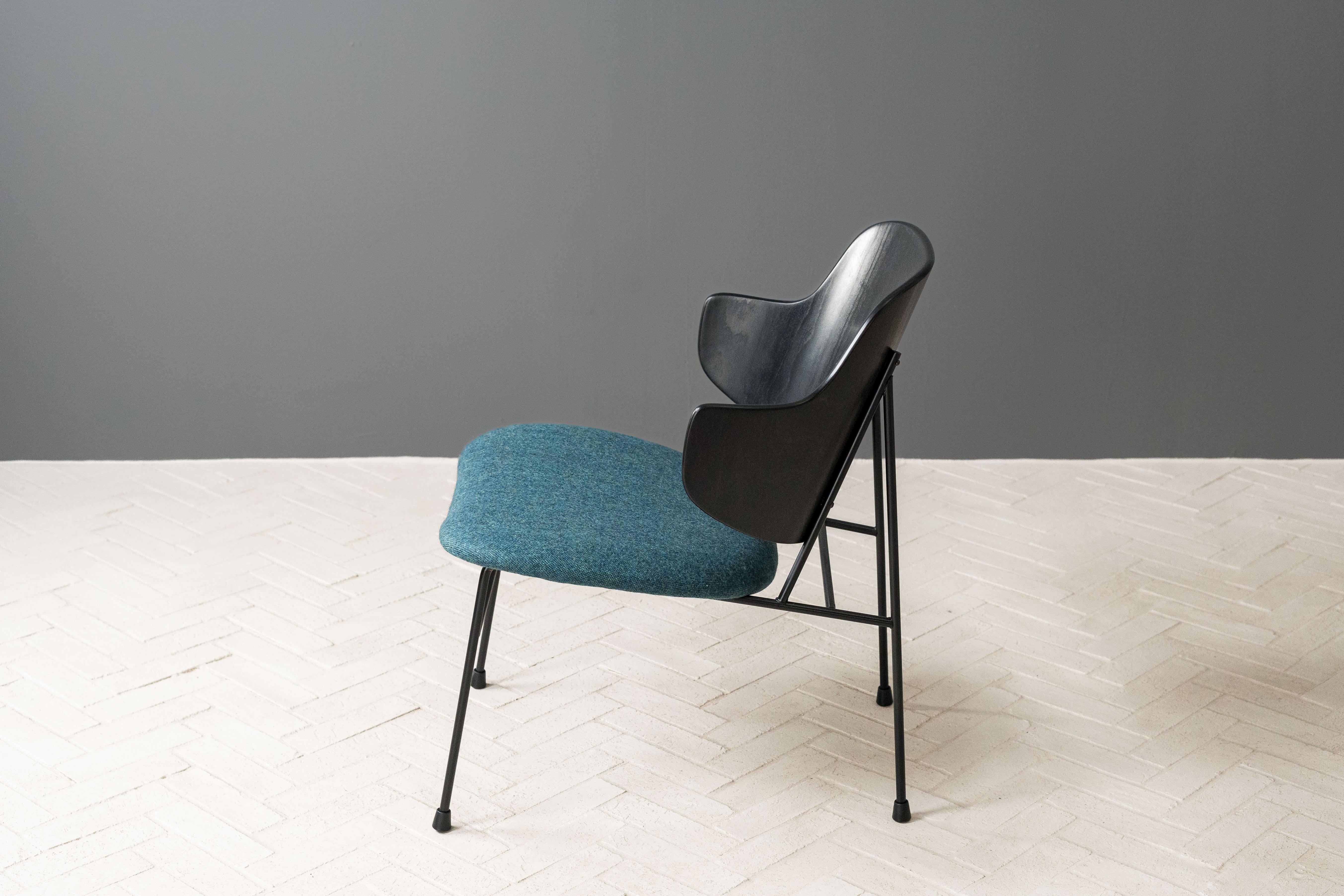 Ebonized Pair of Kofod-Larsen Penguin Chairs