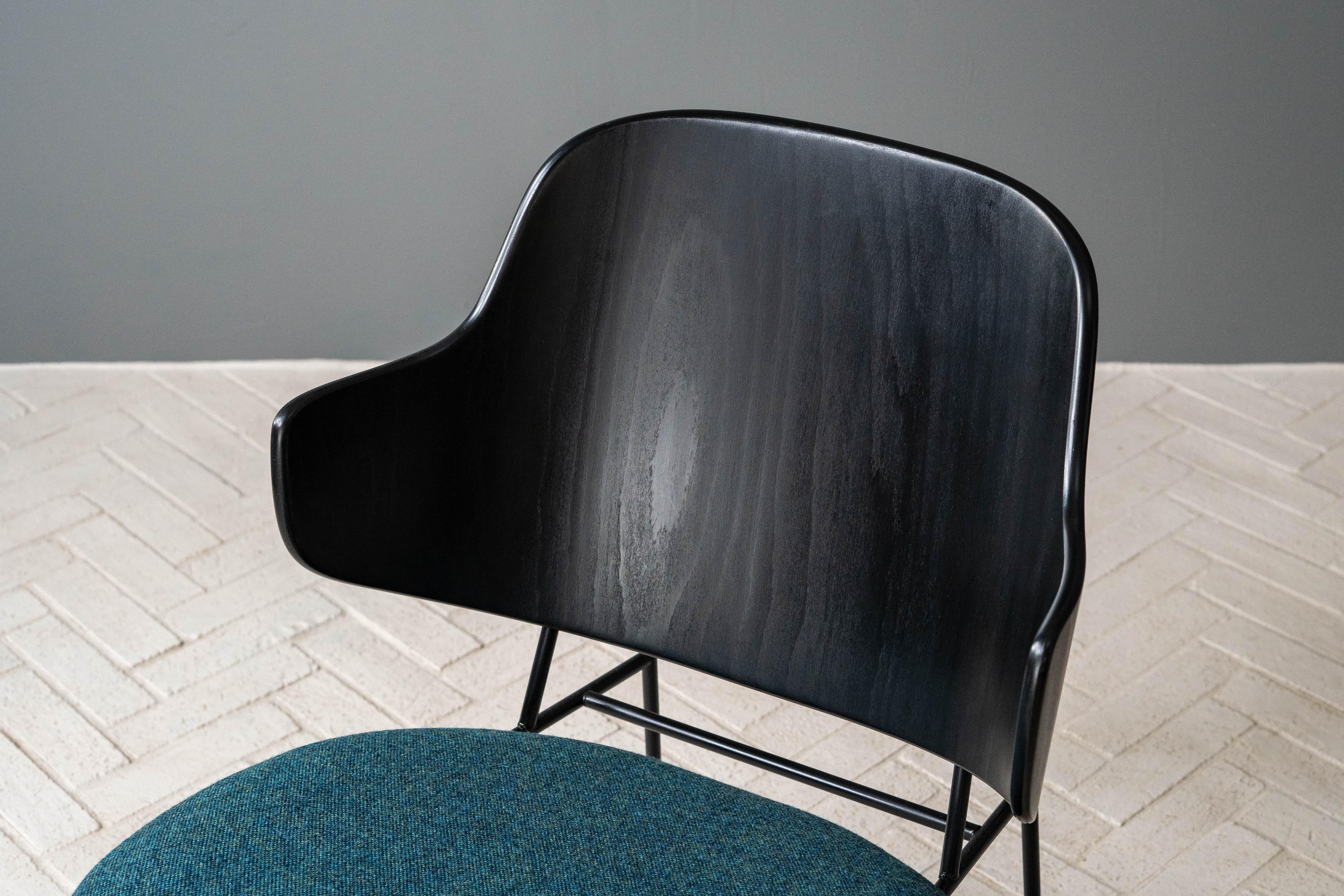 Wool Pair of Kofod-Larsen Penguin Chairs