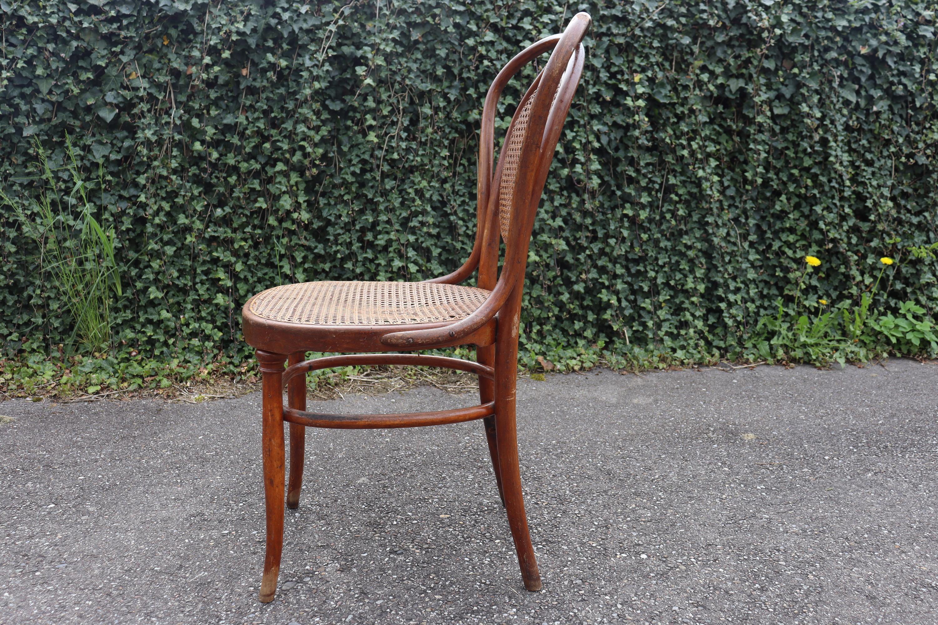 Wood Pair Of Kohn Model 33 Bentwood Chairs For Sale