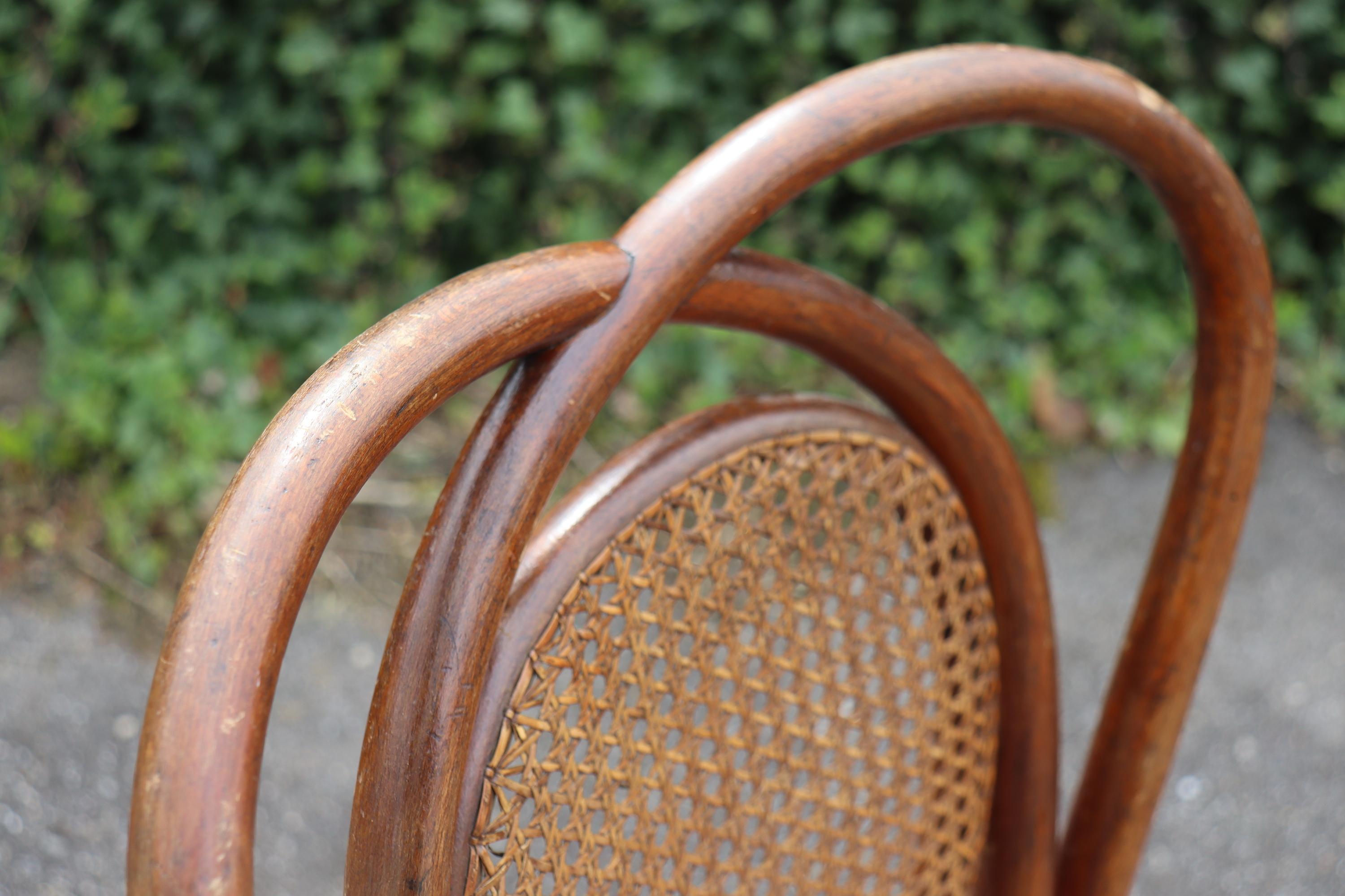 Pair Of Kohn Model 33 Bentwood Chairs For Sale 2