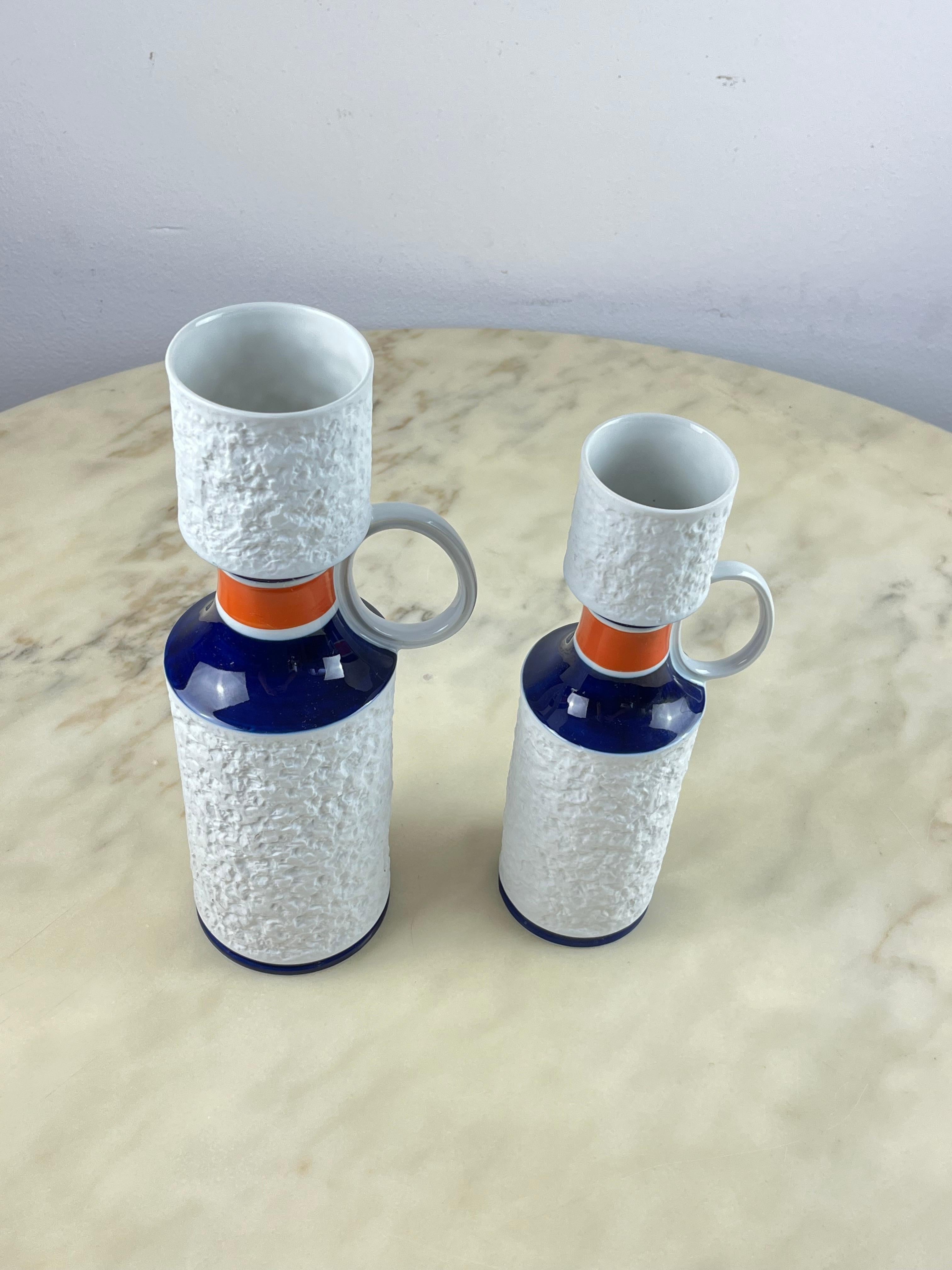 Pair of KPM Biscuit Porcelain Vases, Germany, 1960s For Sale 5