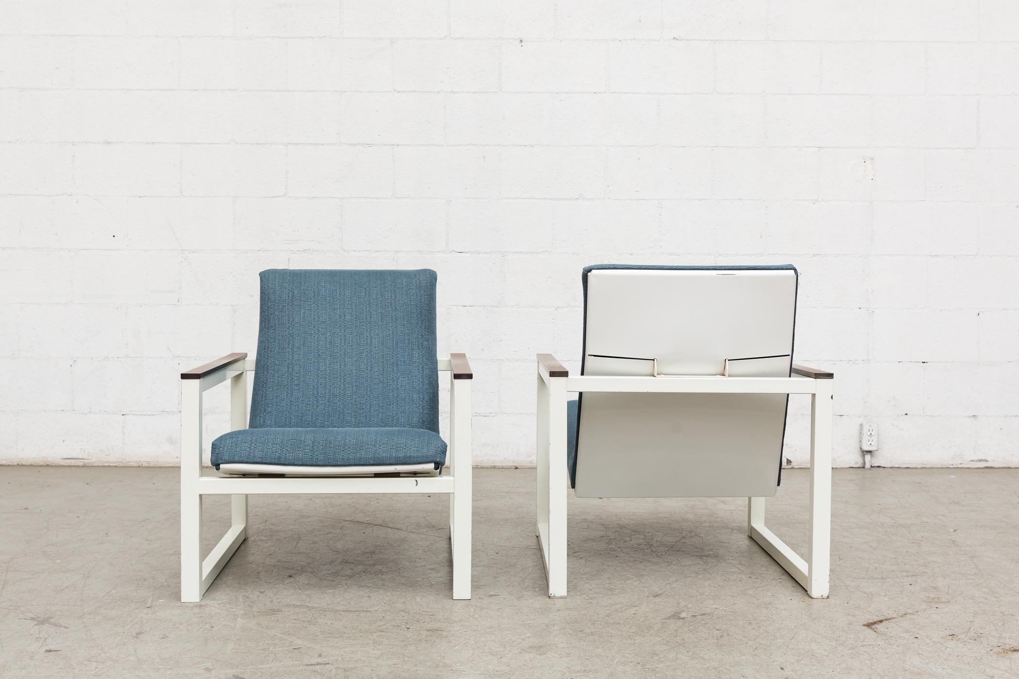 Dutch Pair of Kramer or Reijenga Cube Chairs