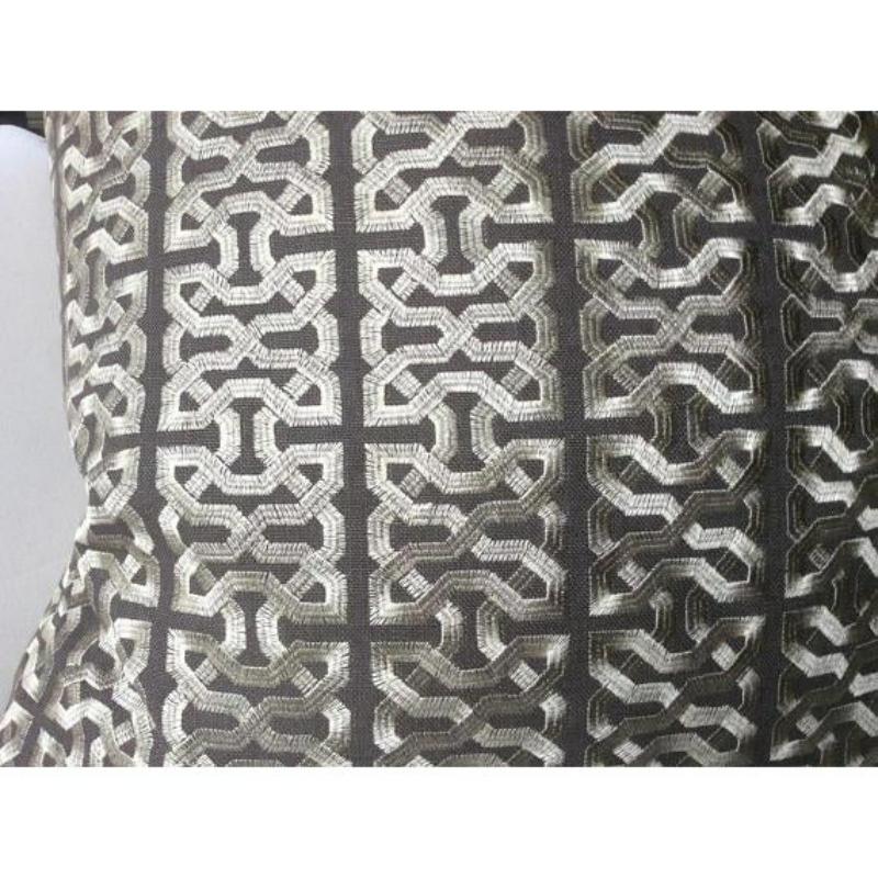 Americano Coppia di cuscini Kravet Couture Barbara Barry Ceylon Key in vendita