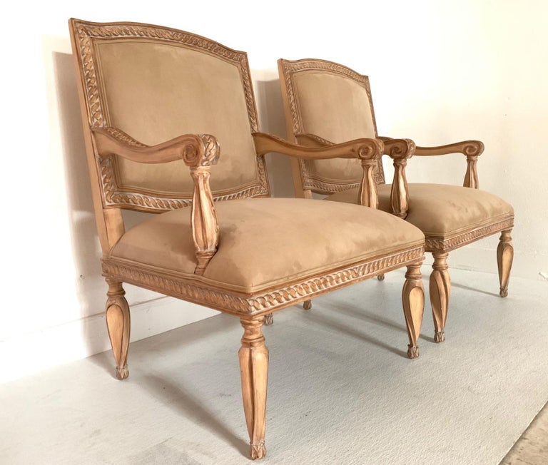Pair Of Kreiss Collection Armchairs For Sale At 1stdibs