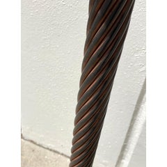 Pair of Kreiss Contemporary Forged Iron Floor Lamps