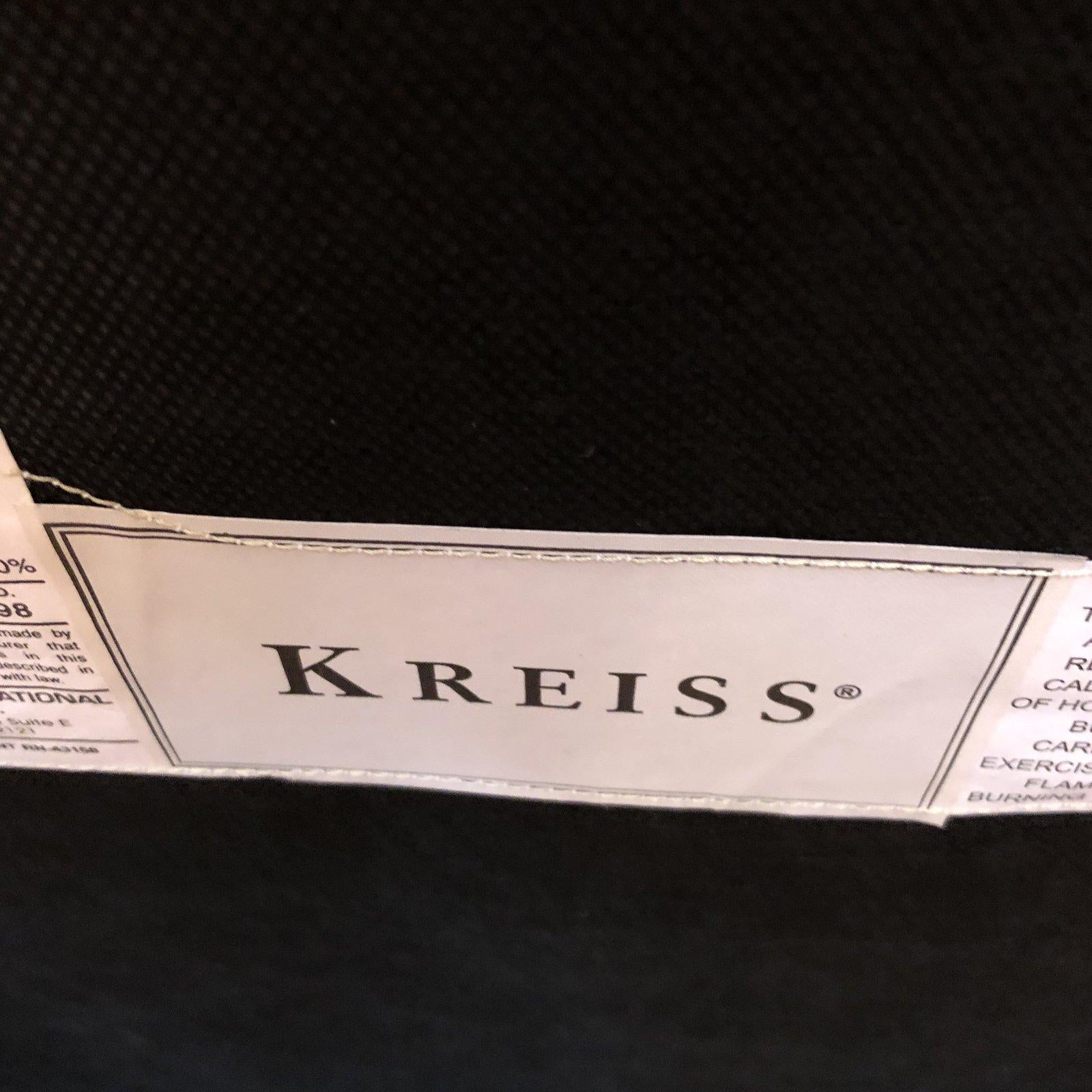 Regency Pair of Kreiss Suede Lounge Chairs For Sale