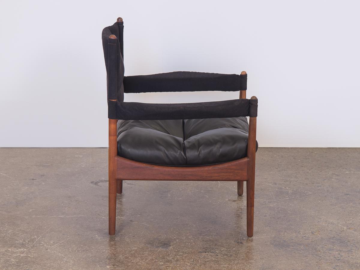 Mid-Century Modern Pair of Kristian Vedel High-Back Modus Lounge Chairs For Sale