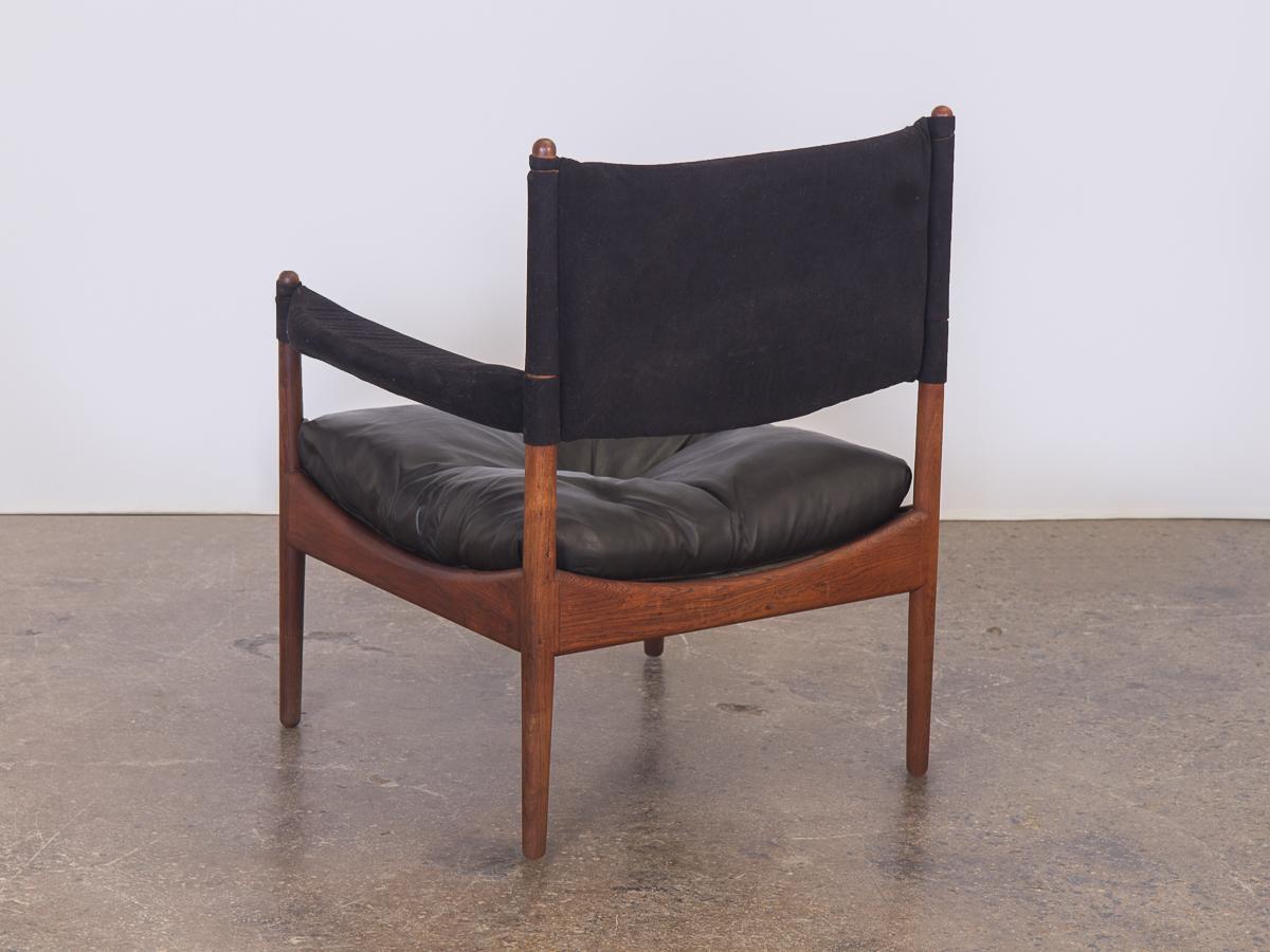 20th Century Pair of Kristian Vedel High-Back Modus Lounge Chairs For Sale