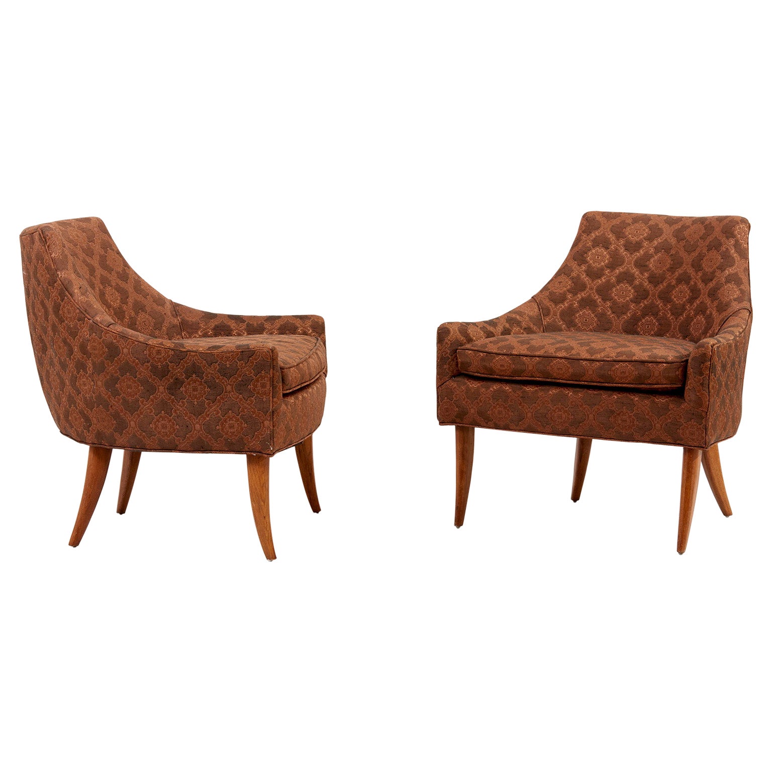 Pair of Kroehler Avant Lounge Chairs on Original Condition, USA, 1960s