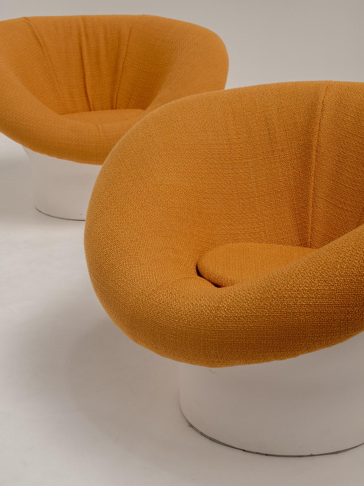 Pair of Krokus Lounge Chairs by Lennart Bender for Ulferts, Sweden 1960s For Sale 1