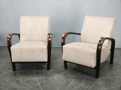 Par de sillones de Kropáček y Kozelka para Interiér Praha, década de 1940