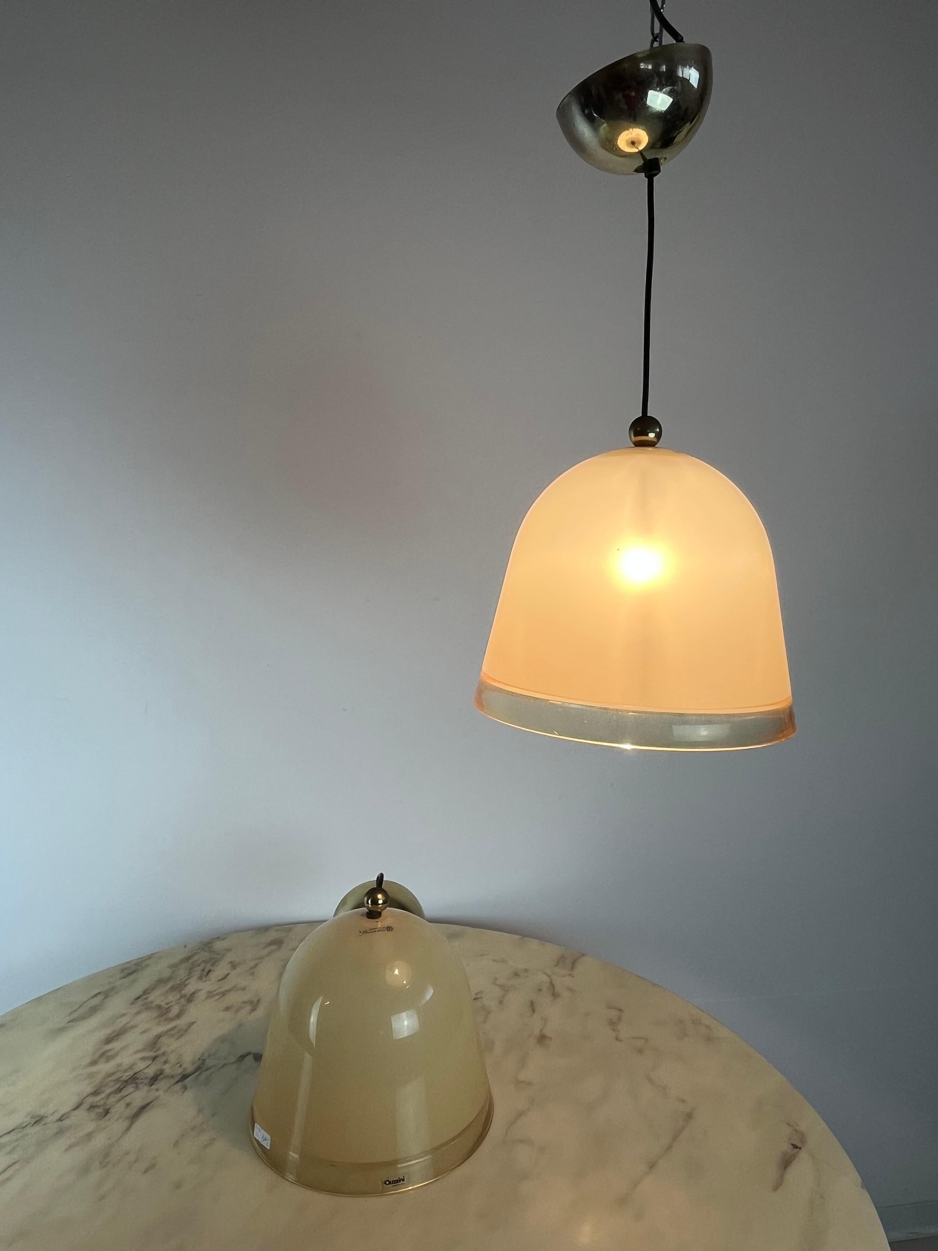 St of 2  Kuala Model Chandeliers by F. Bresciani For  IGuzzini 1970s  In Good Condition For Sale In Palermo, IT