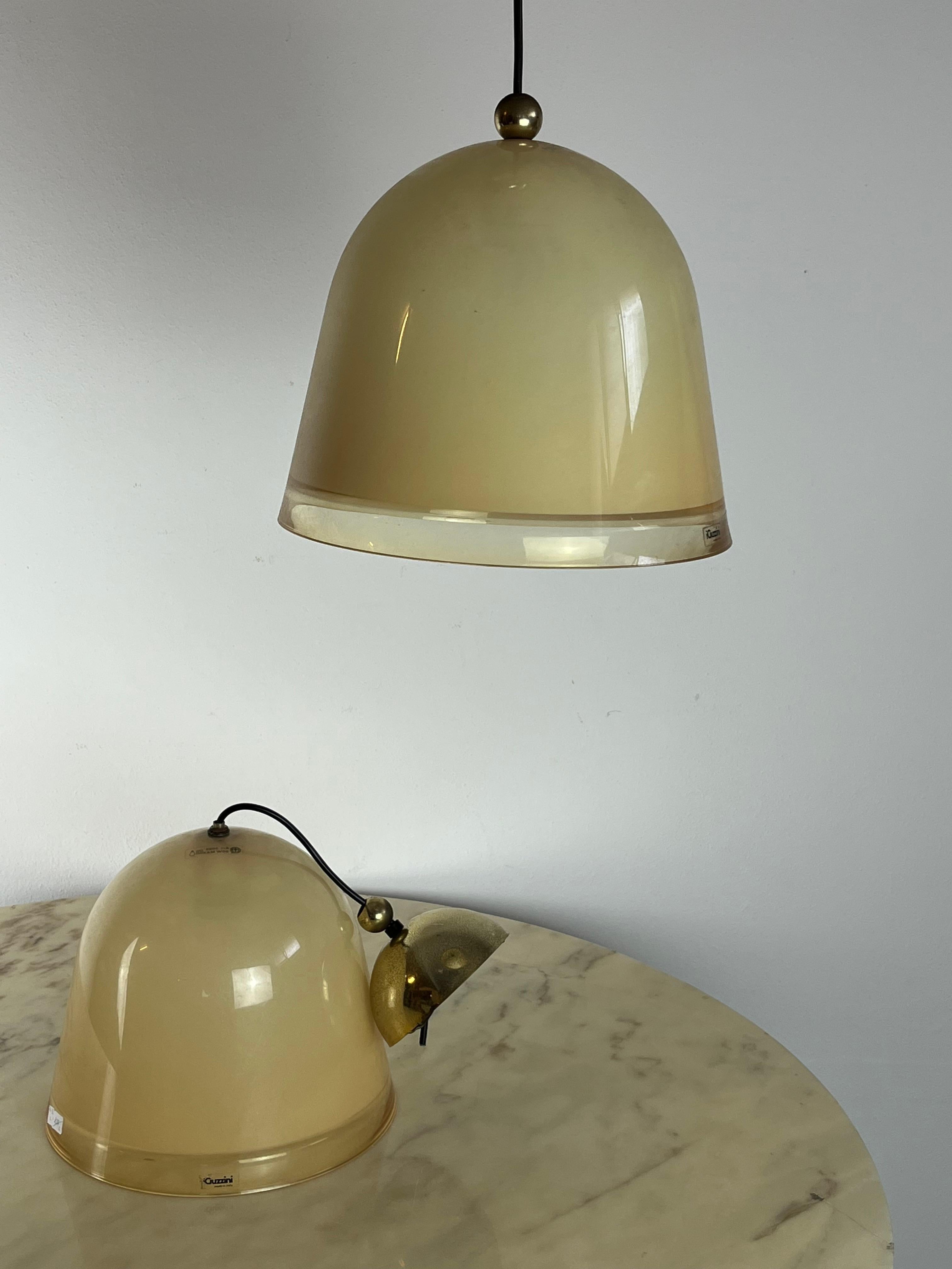 Pair of Kuala Model Chandeliers, Designed by F. Bresciani, Produced by IGuzzini For Sale 2