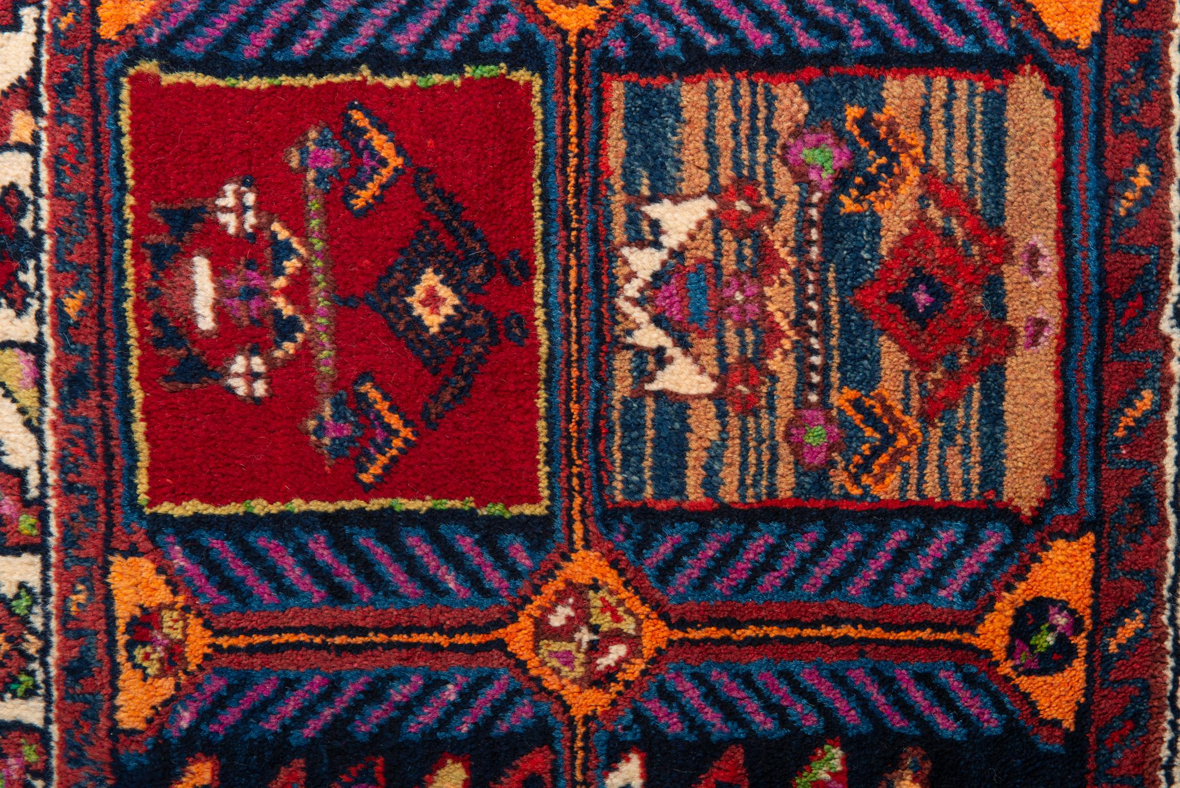 Pair of Kurdestan Little Carpets or Rugs For Sale 4