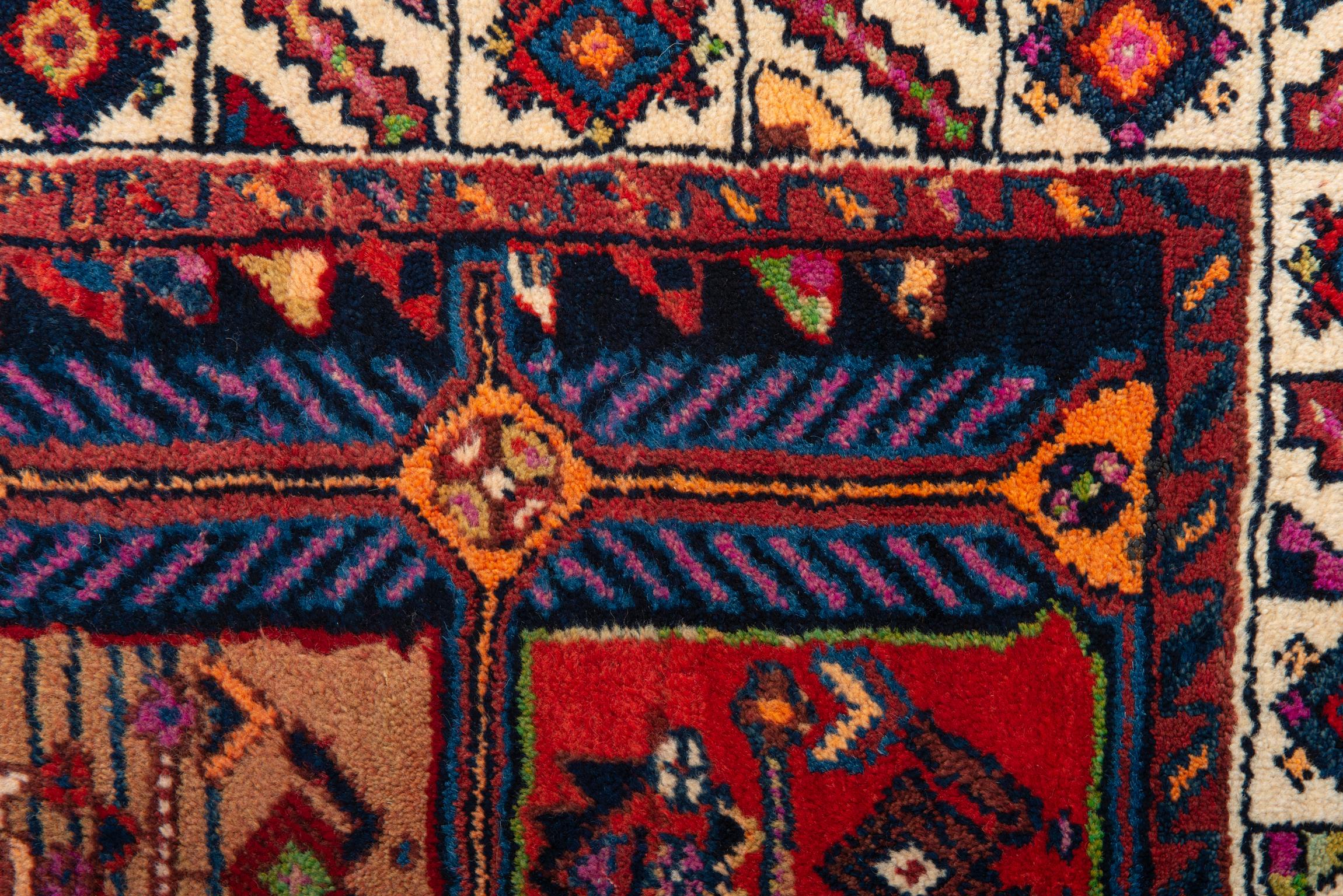 Pair of Kurdestan Little Carpets or Rugs For Sale 5