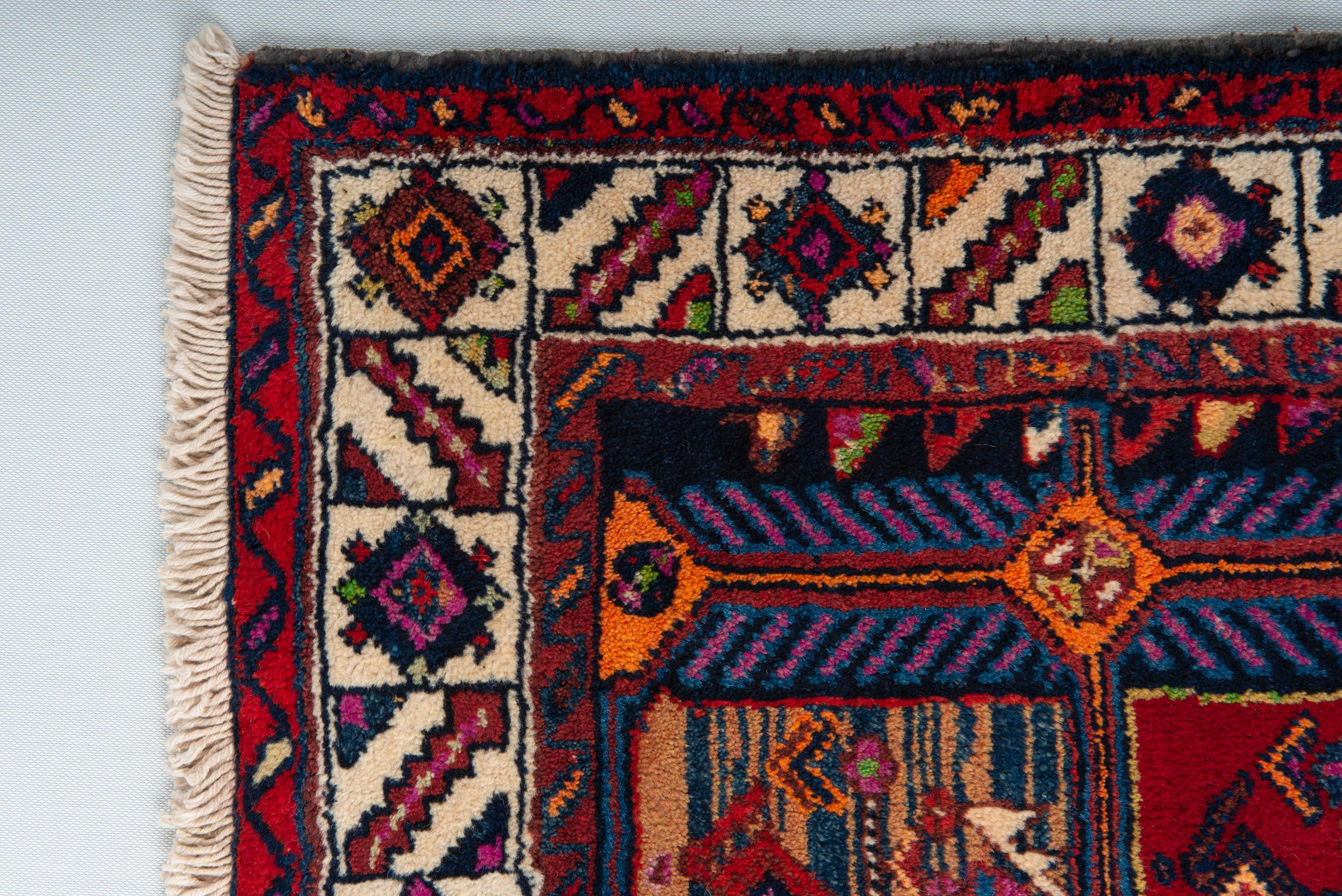 20th Century Pair of Kurdestan Little Carpets or Rugs For Sale