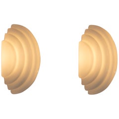 Par de lámparas de techo o de pared «Kumo», diseñadas por Kazuhide Takahama para Sirrah, década de los 80