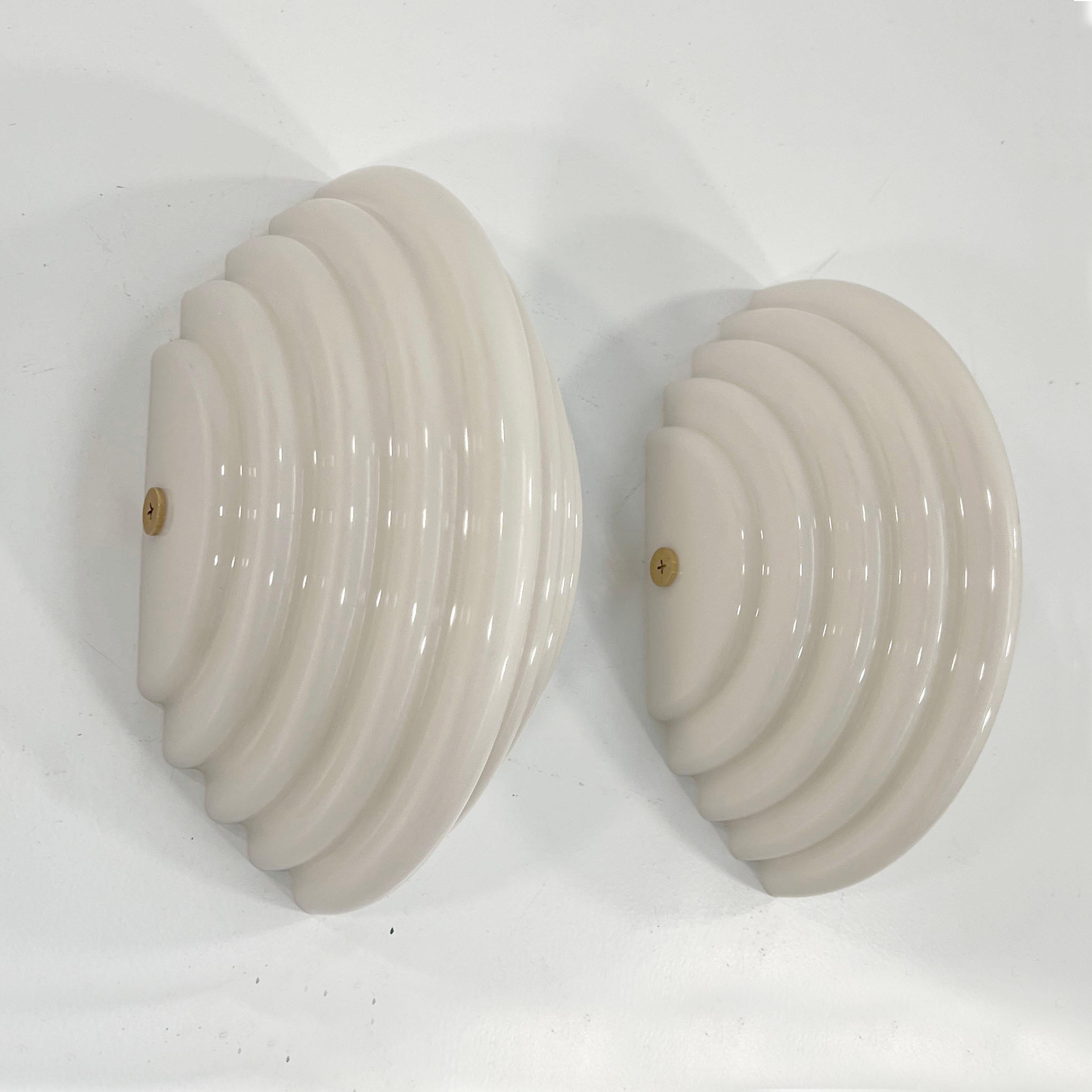 Italian Pair of Kumo Wall Lamps by Kazuhide Takahama for Sirrah, 1970s