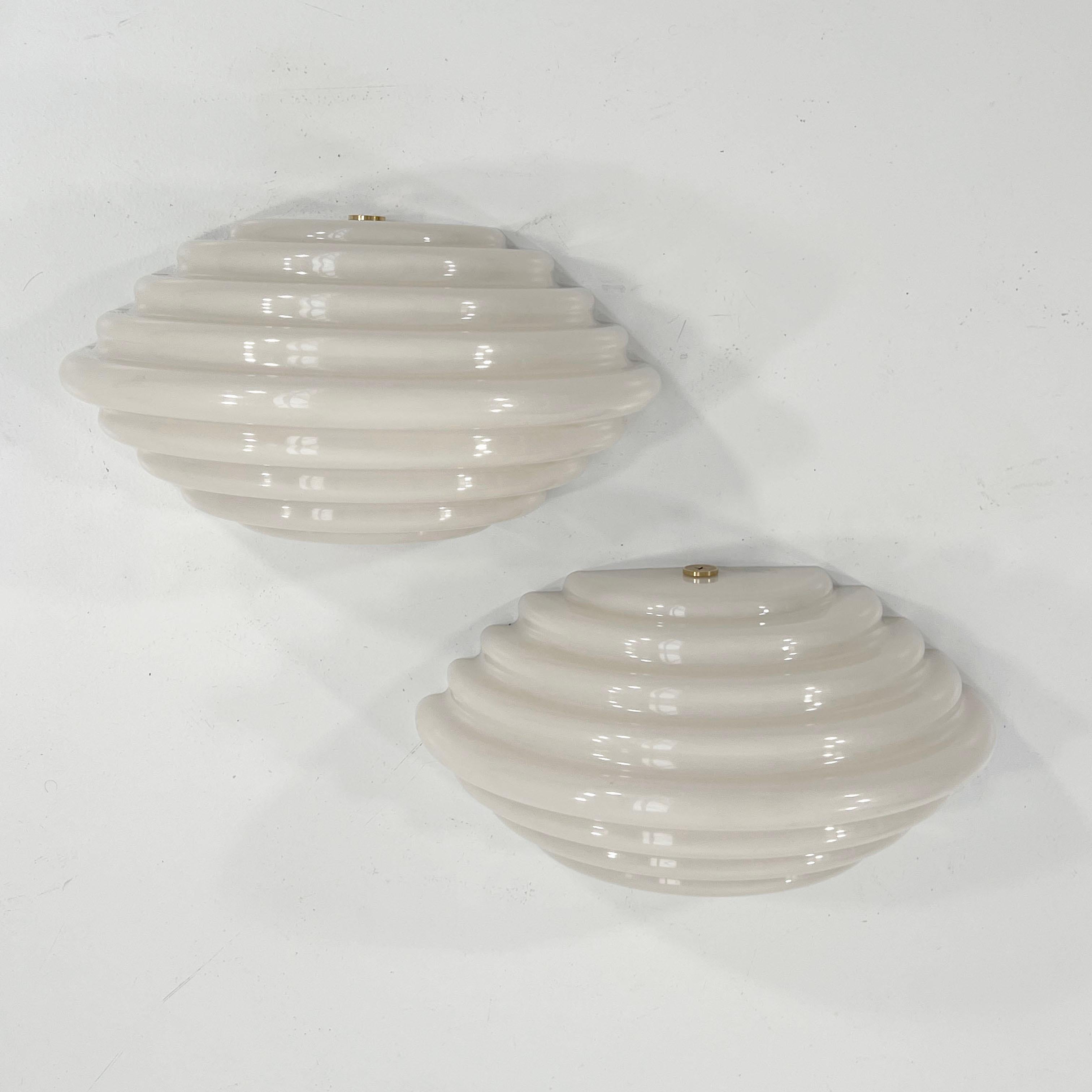 Late 20th Century Pair of Kumo Wall Lamps by Kazuhide Takahama for Sirrah, 1970s