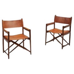 Pair of Kurt Coletto Model "903" Safari Chairs, Switzerland ca 1960s
