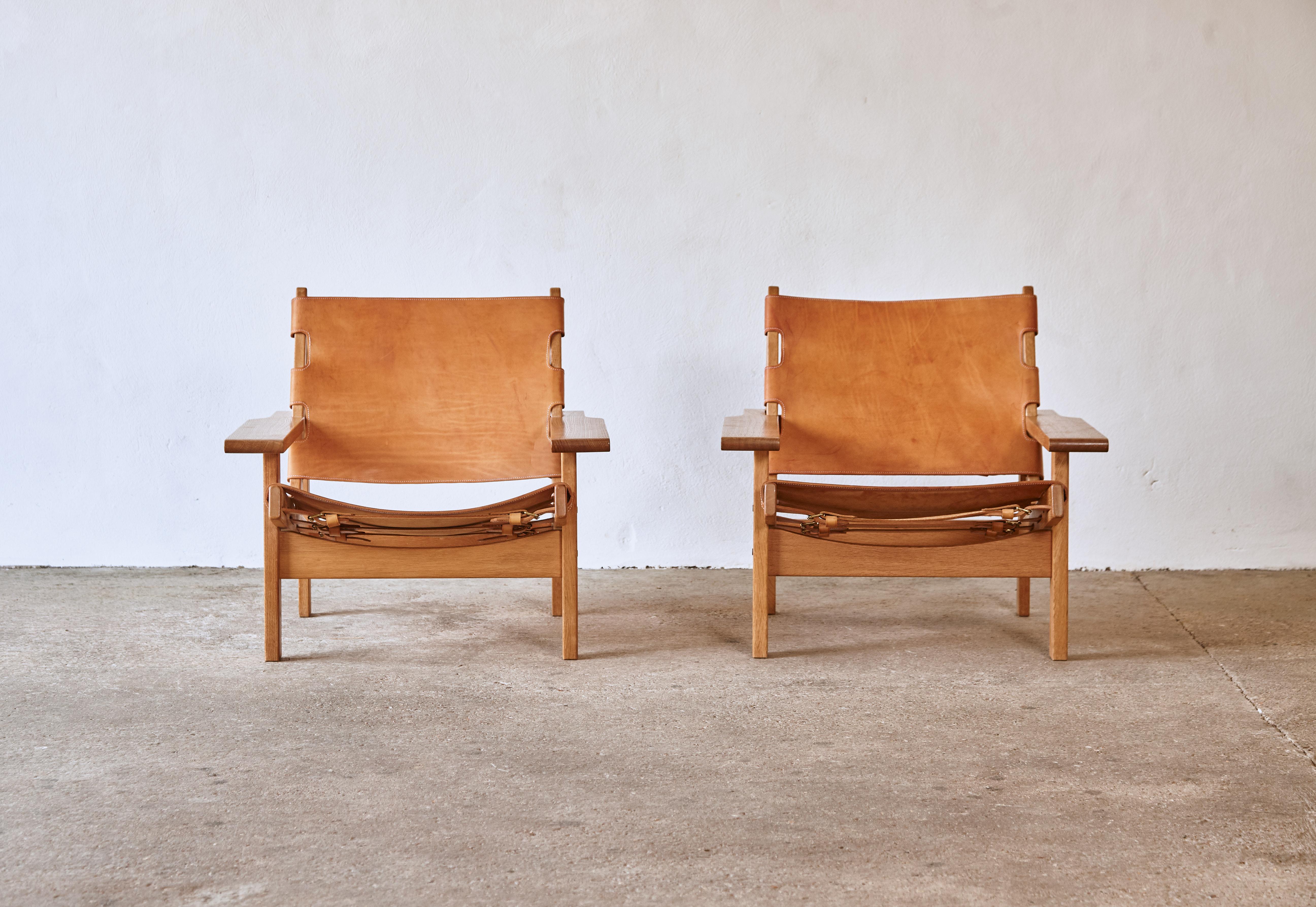 Pair of Kurt Ostervig / Erling Jessen Hunting Chairs, Denmark, 1960s In Good Condition In London, GB