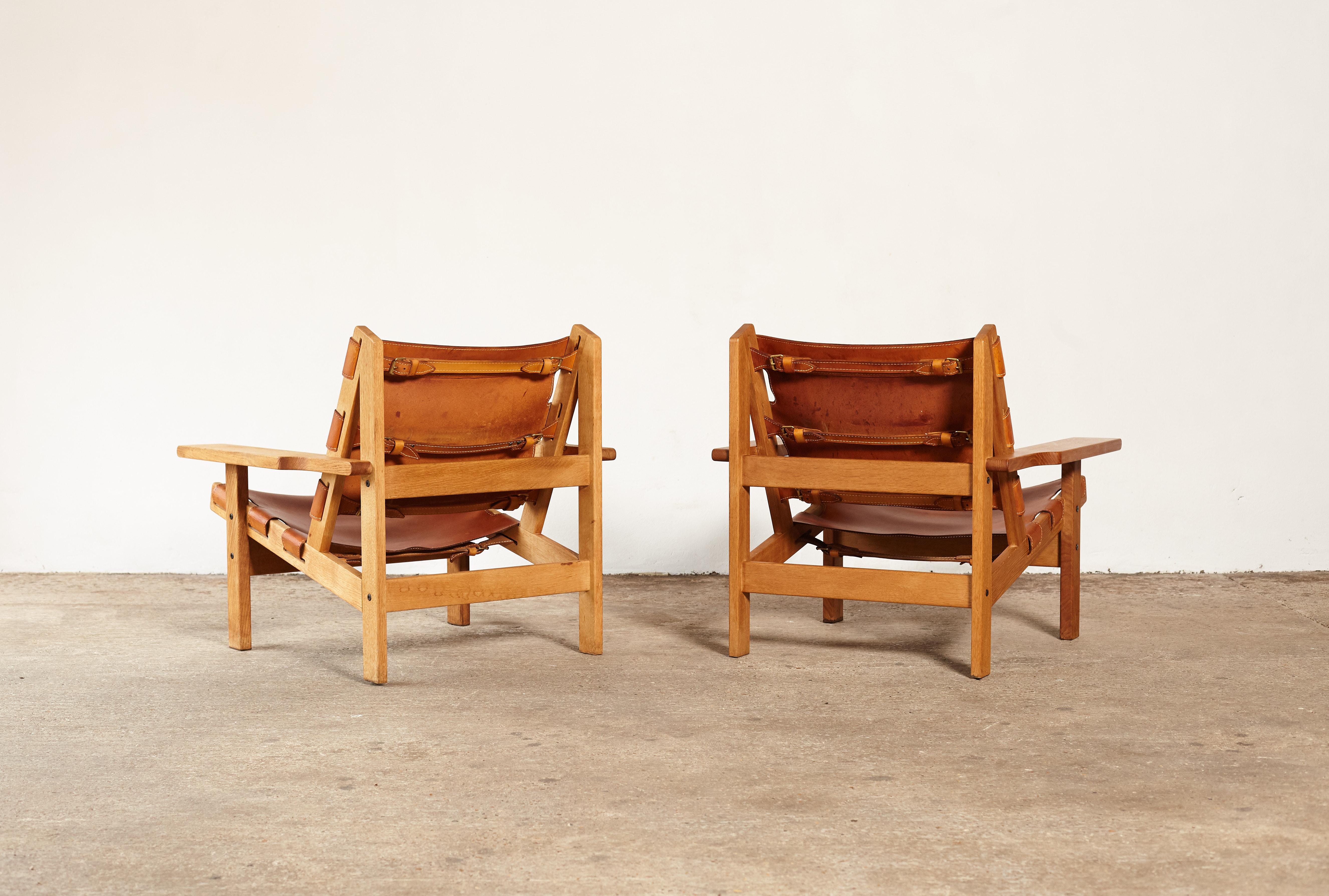 Pair of Kurt Ostervig / Erling Jessen Hunting Chairs, Denmark, 1960s 1