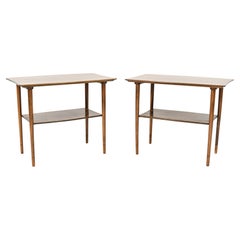 Pair of Kurt Ostervig for Jason Ringsted Two-Tier End Tables